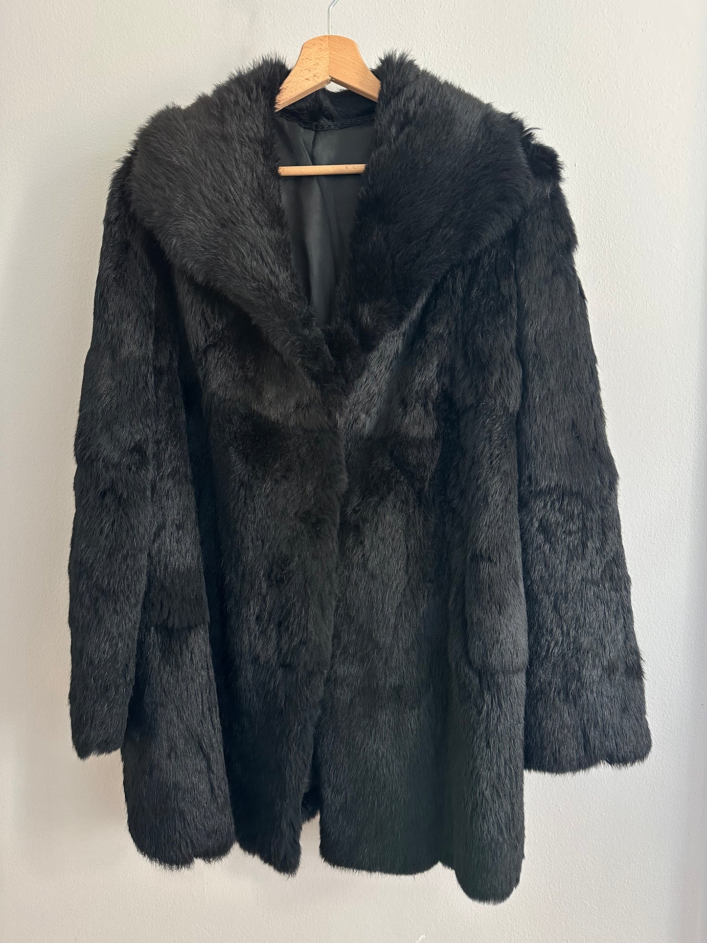 Pelliccia Vintage Anni ‘70 in Lapin Nera