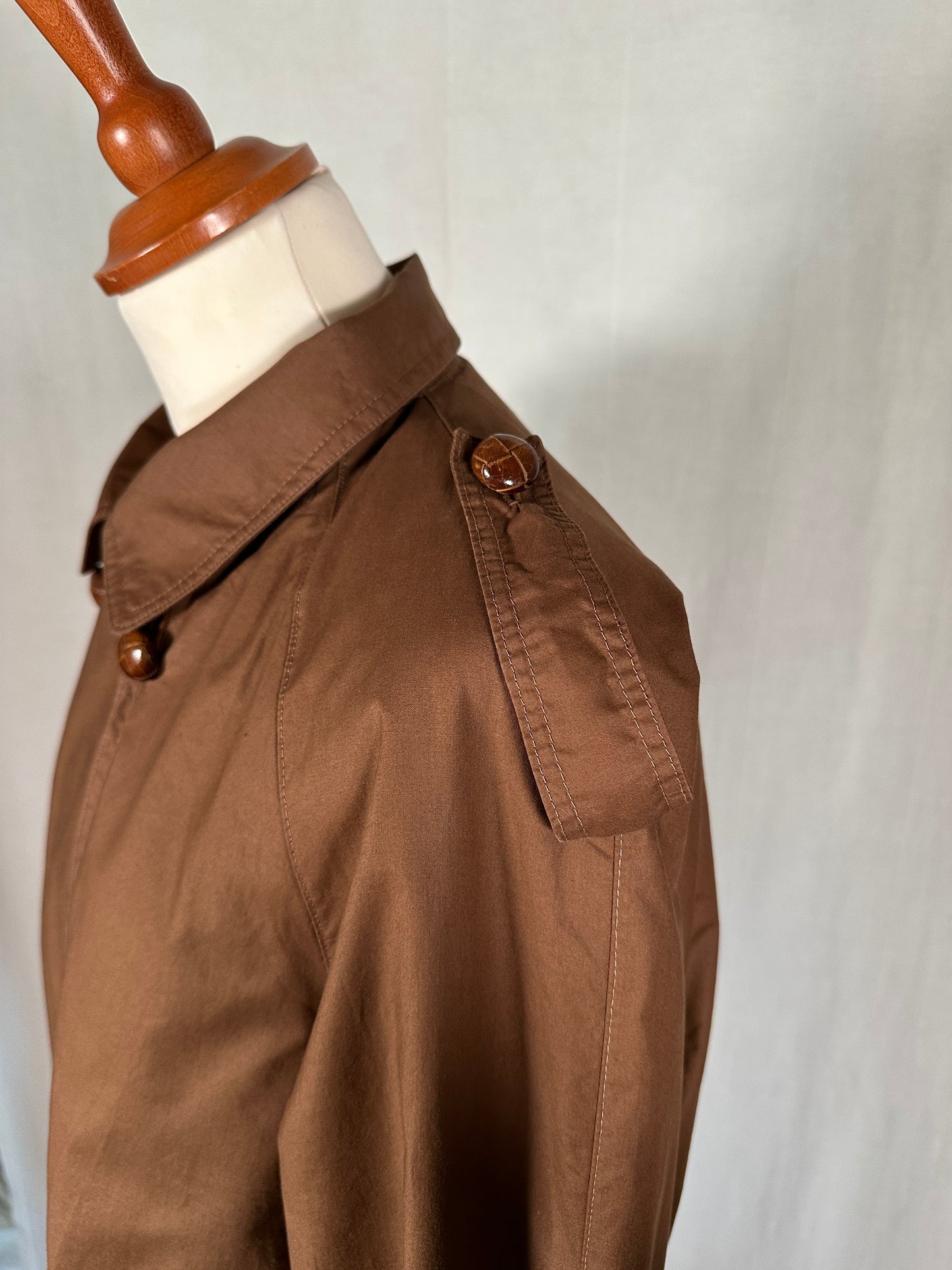 Trench Sartoriale Vintage Anni ‘70 Marrone