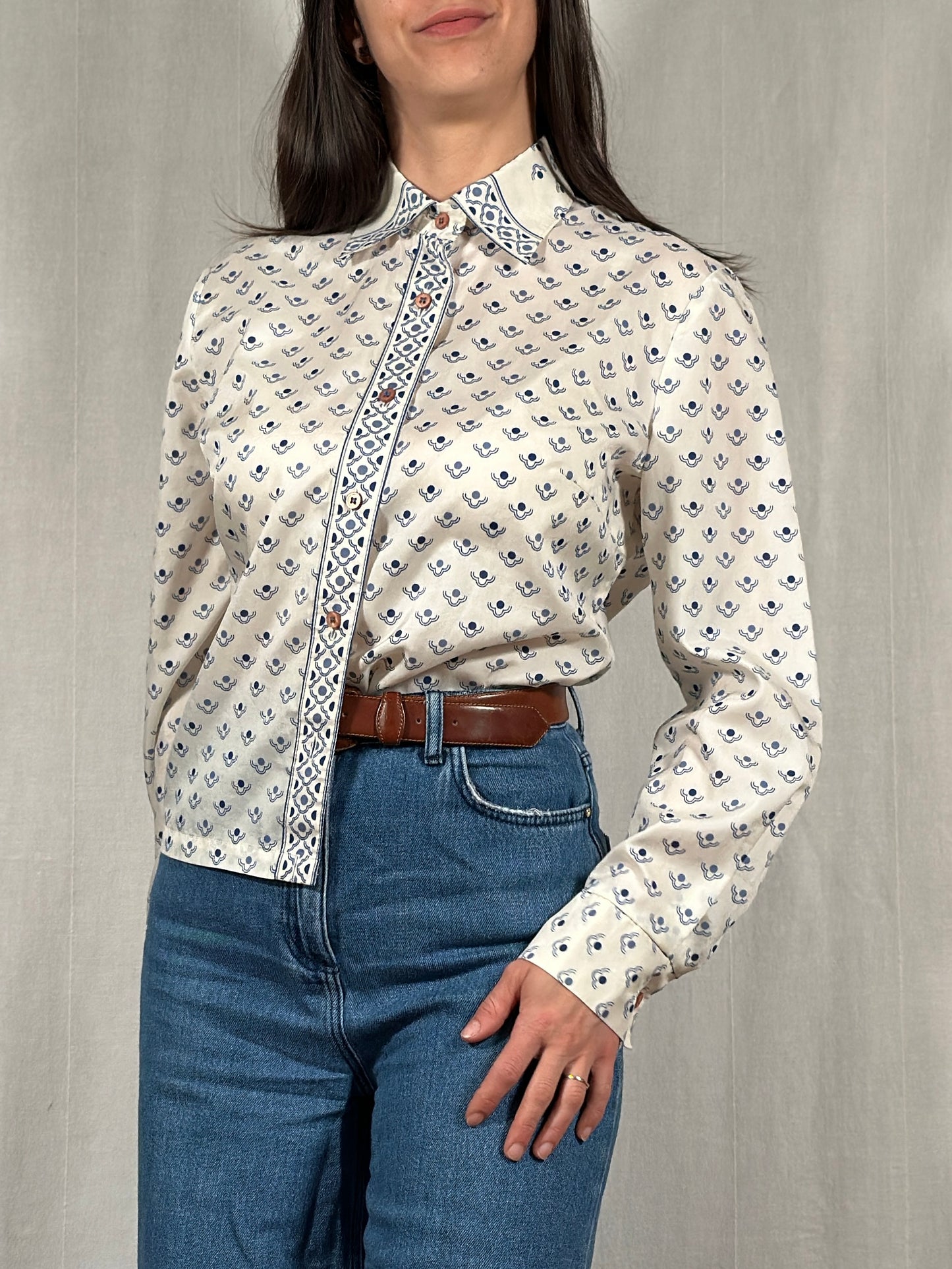 Camicia Vintage Anni ‘70 Panna