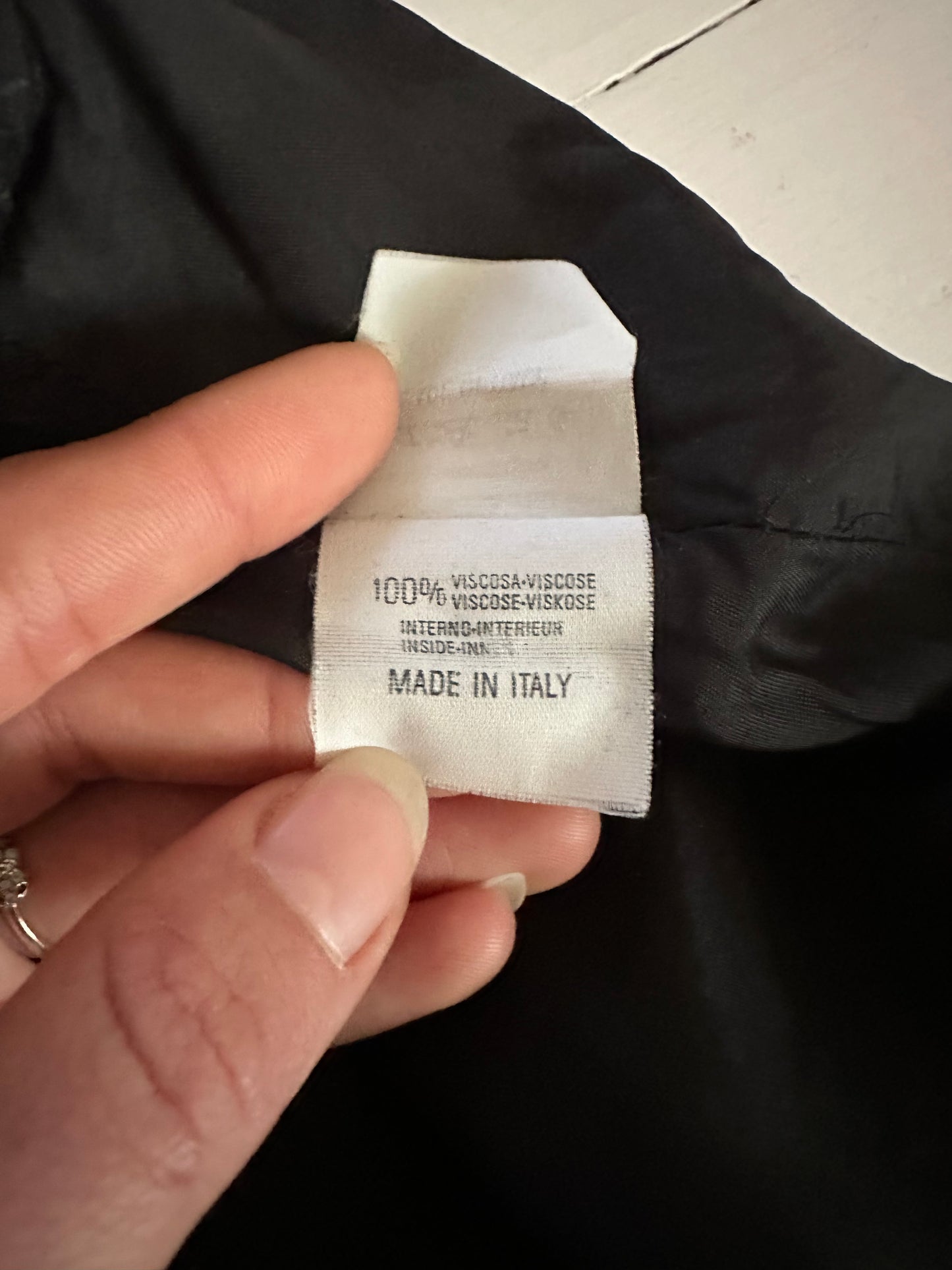 Abito Anni ‘80 Alberto Biani per New York in Lana Grigio