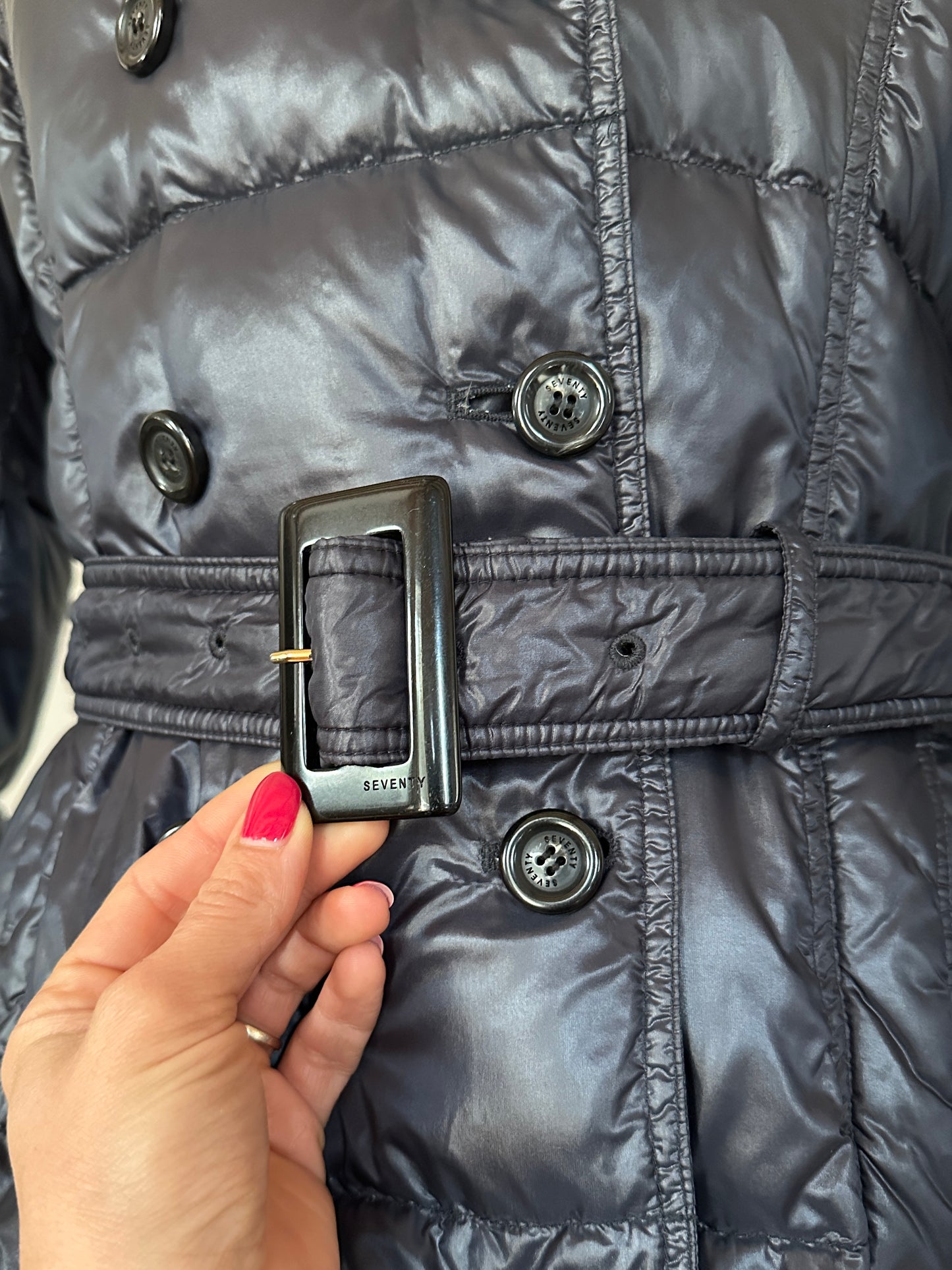 Piumino Seventy Midi Blu