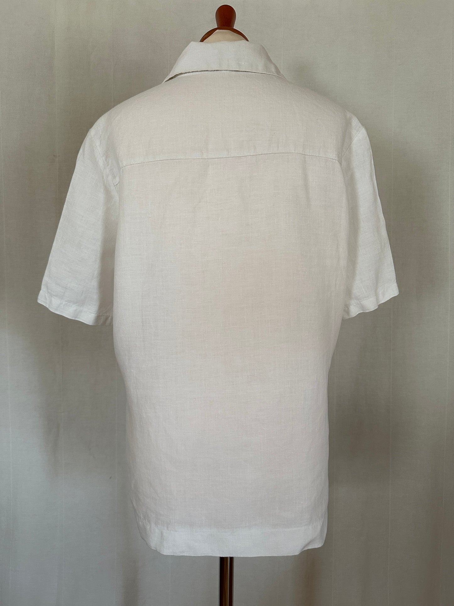 Camicia Vintage Studio 81 in Lino Bianca