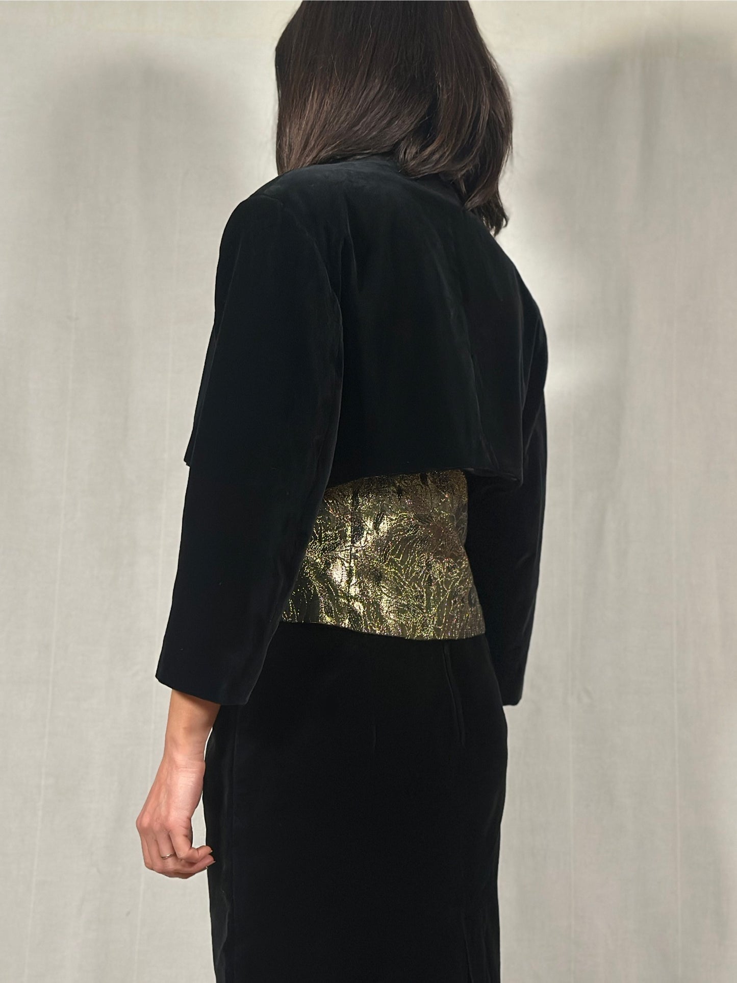 Coprispalle Sportmax in Velluto Nero