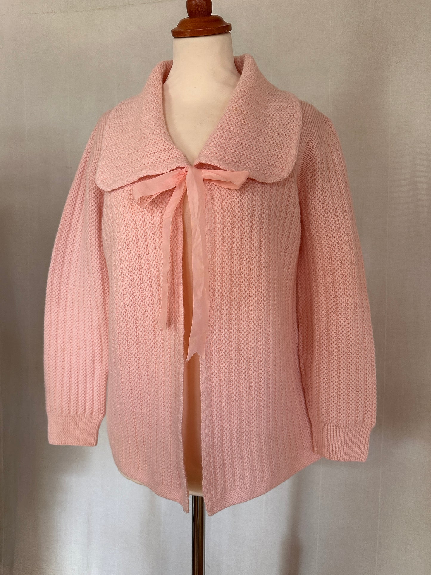Liseuse Vintage Anni ‘60 in Misto Lana Rosa