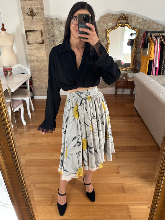 Gonna MaxMara in Seta a Fiori