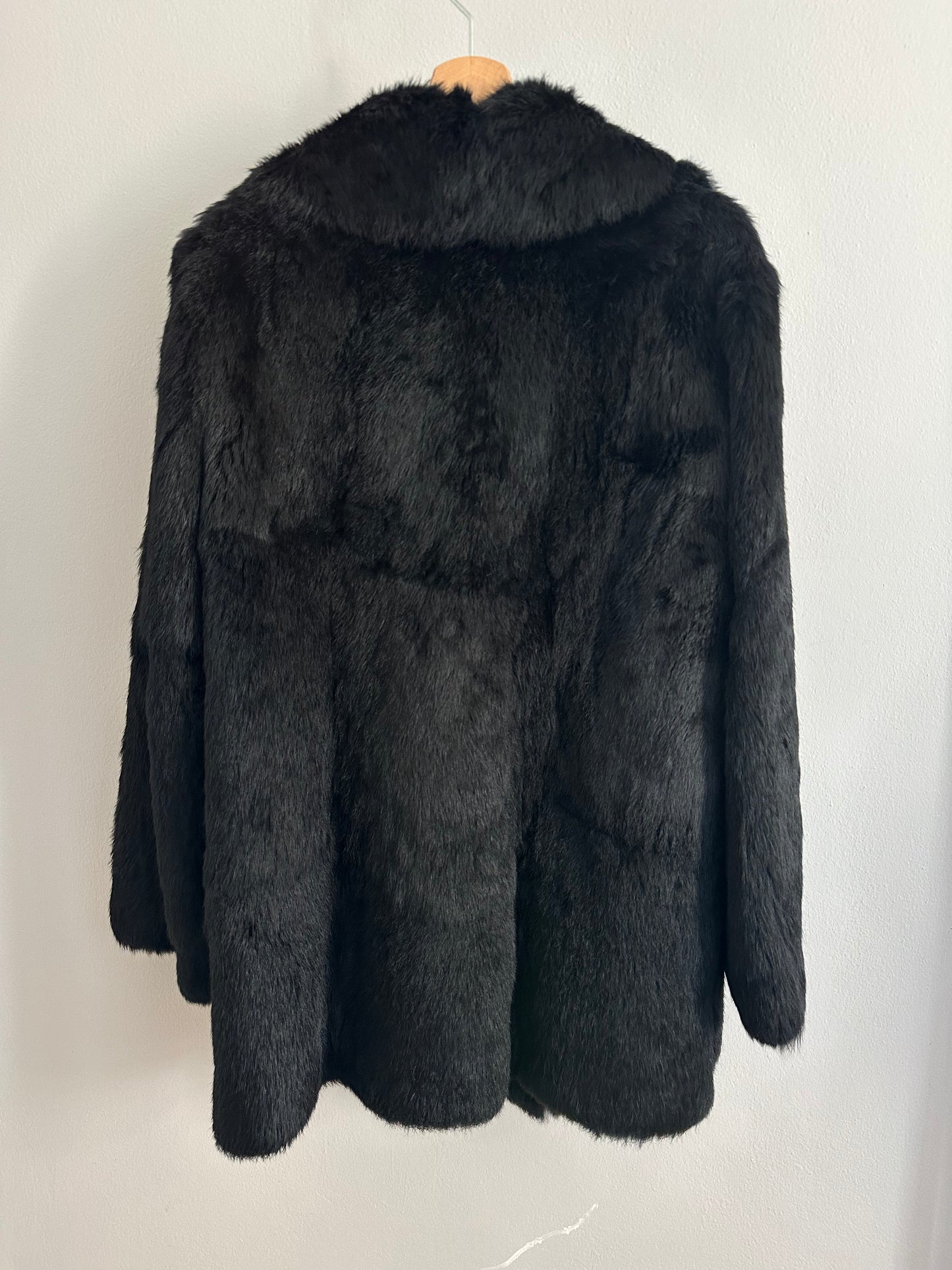 Pelliccia Vintage Anni ‘70 in Lapin Nera