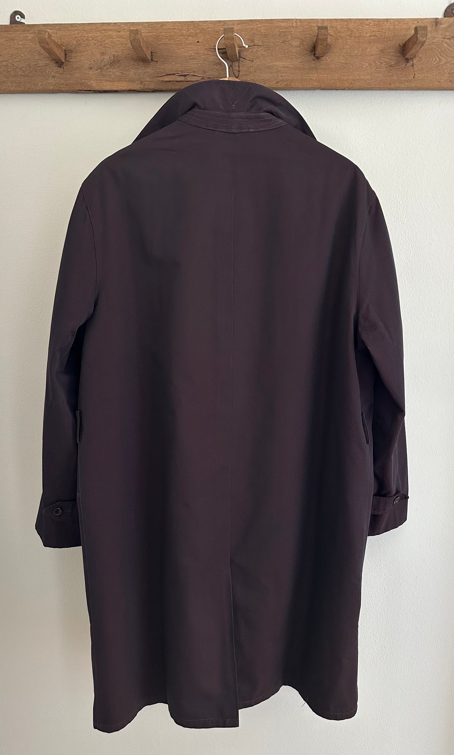 Impermeabile Vintage Salco Viola anni ‘70 Tg.48/50