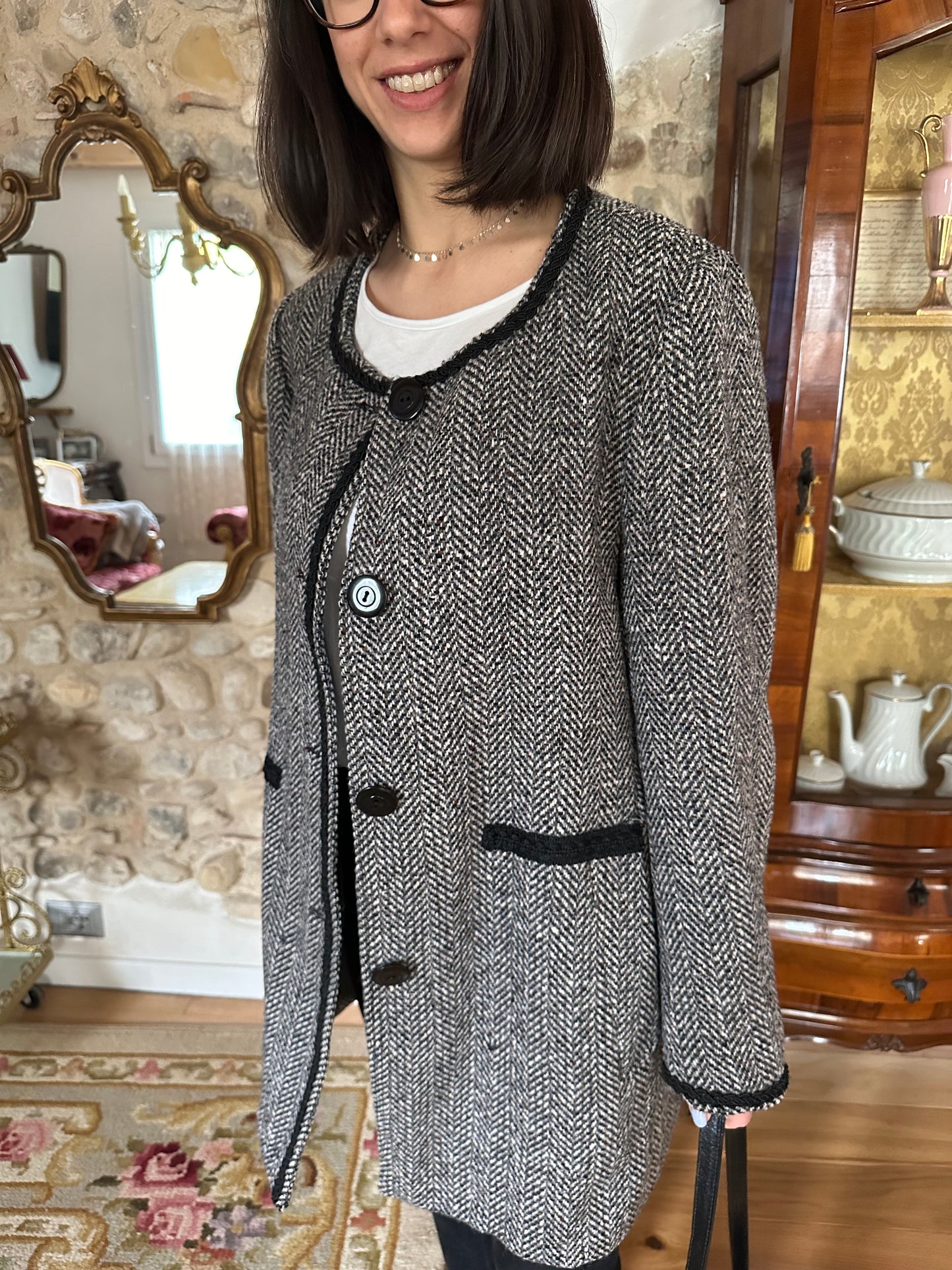 Cappotto Sartoriale Leggero Lana Tg.44/46