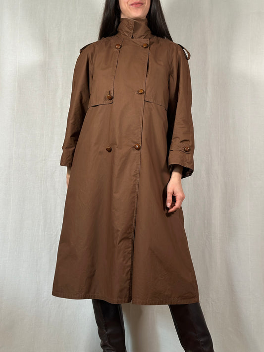 Trench Sartoriale Vintage Anni ‘70 Marrone