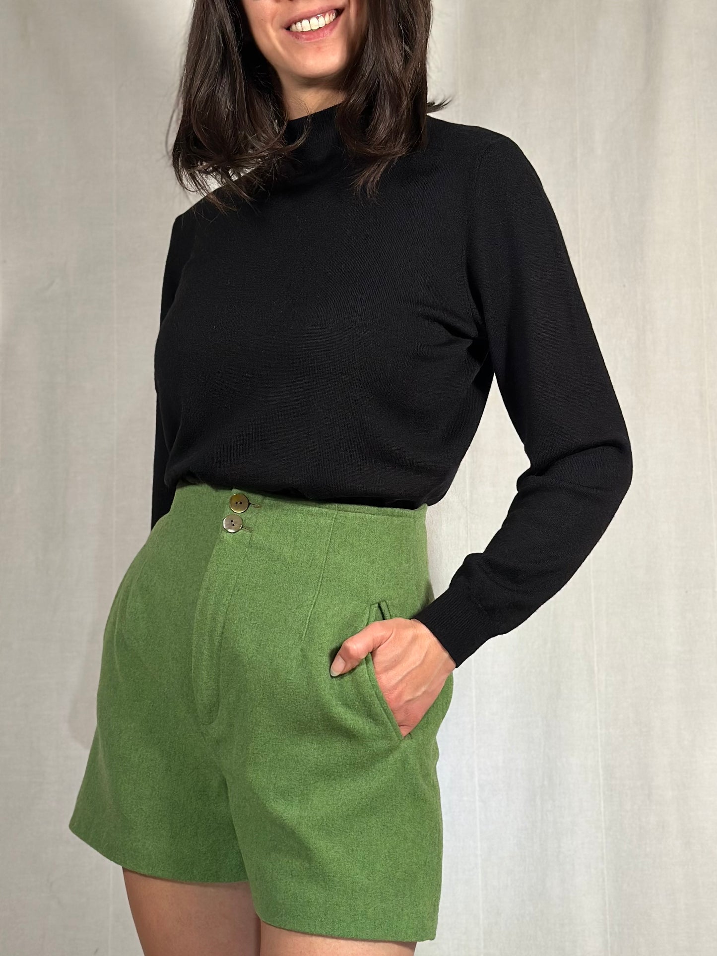 Lupetto in Lana Nero Anni ‘90