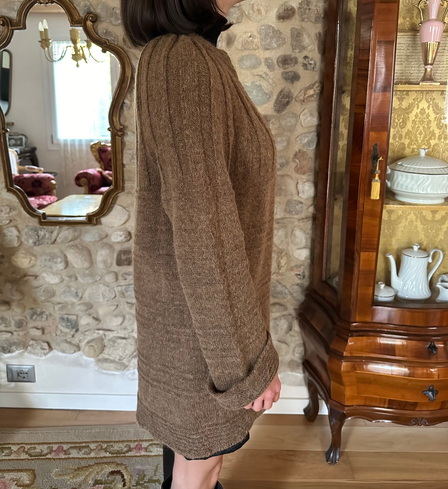 Cardigan Vintage Lana e Alpaca tg.S/M/L