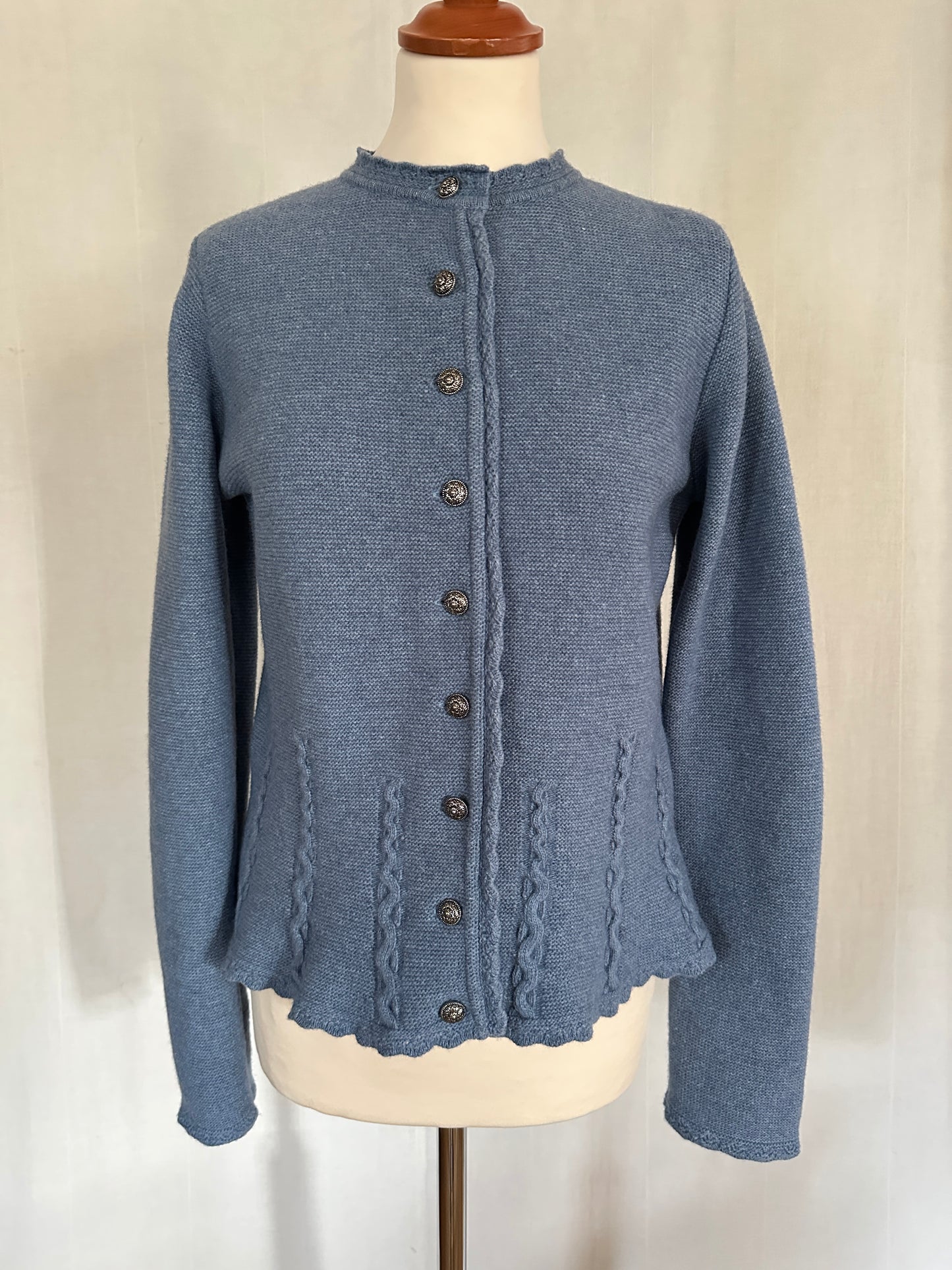 Cardigan Tradizionale Tedesco in Misto Lana Tg.44