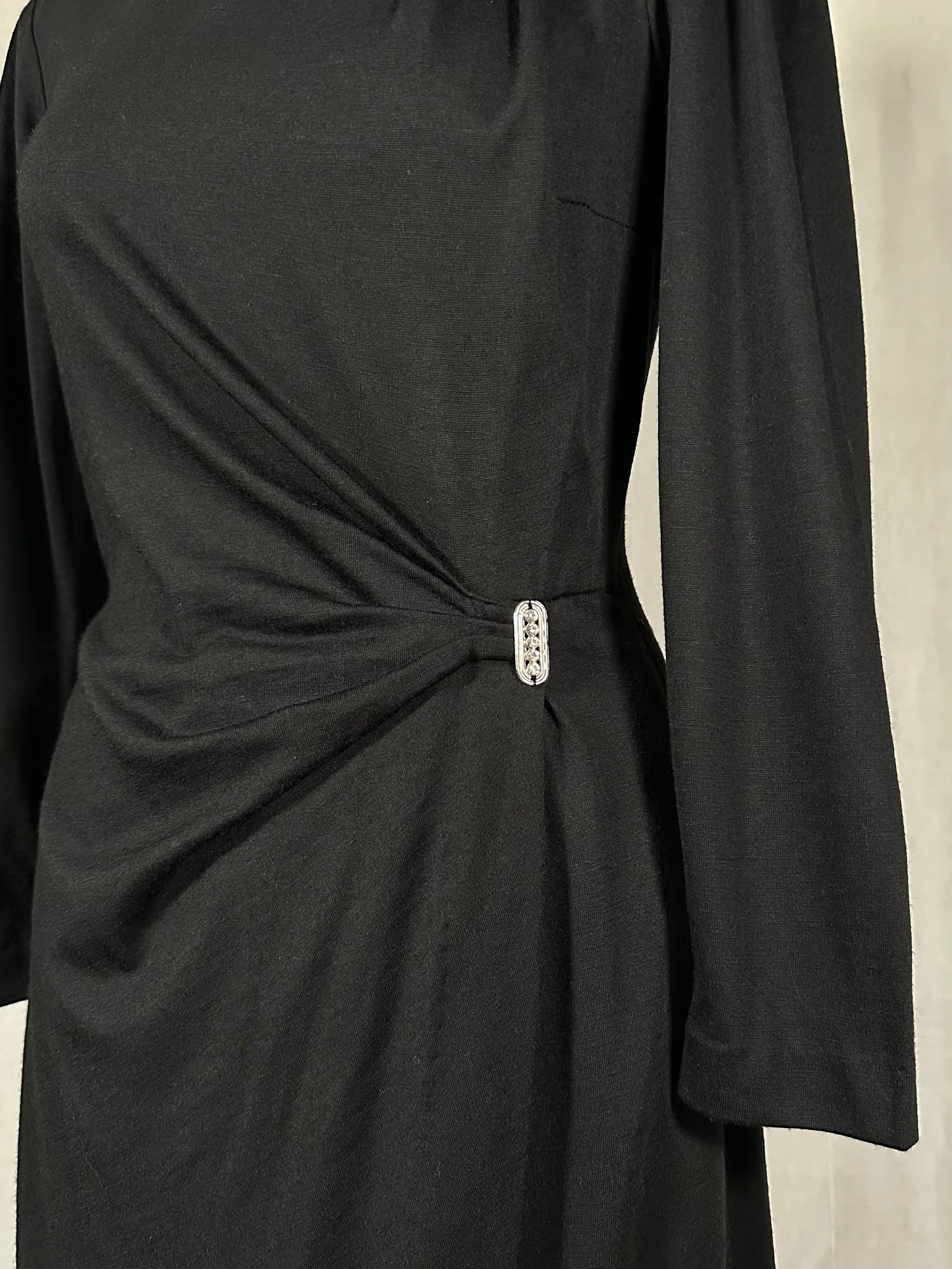 Abito Luisa Spagnoli Vintage Anni ‘80 in Lana Nero