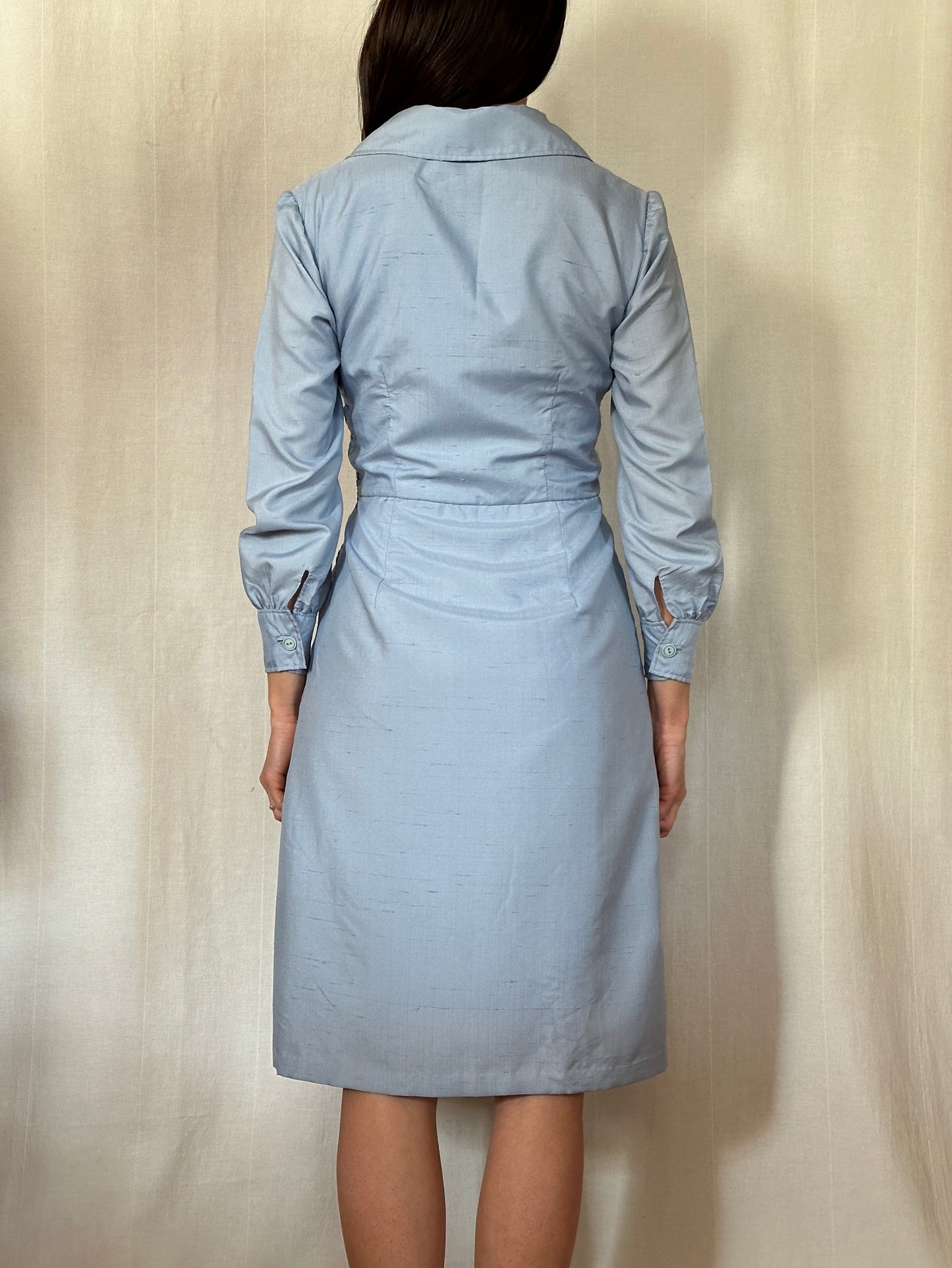 Abito Vintage Anni ‘70 Azzurro