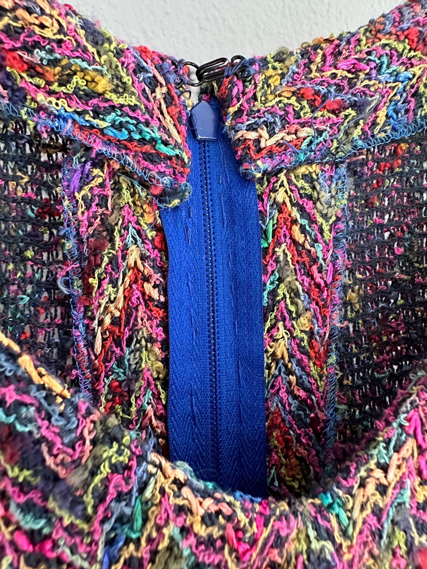 Abito Lungo Multicolore Sartoriale Anni ‘90 Tg.44/46