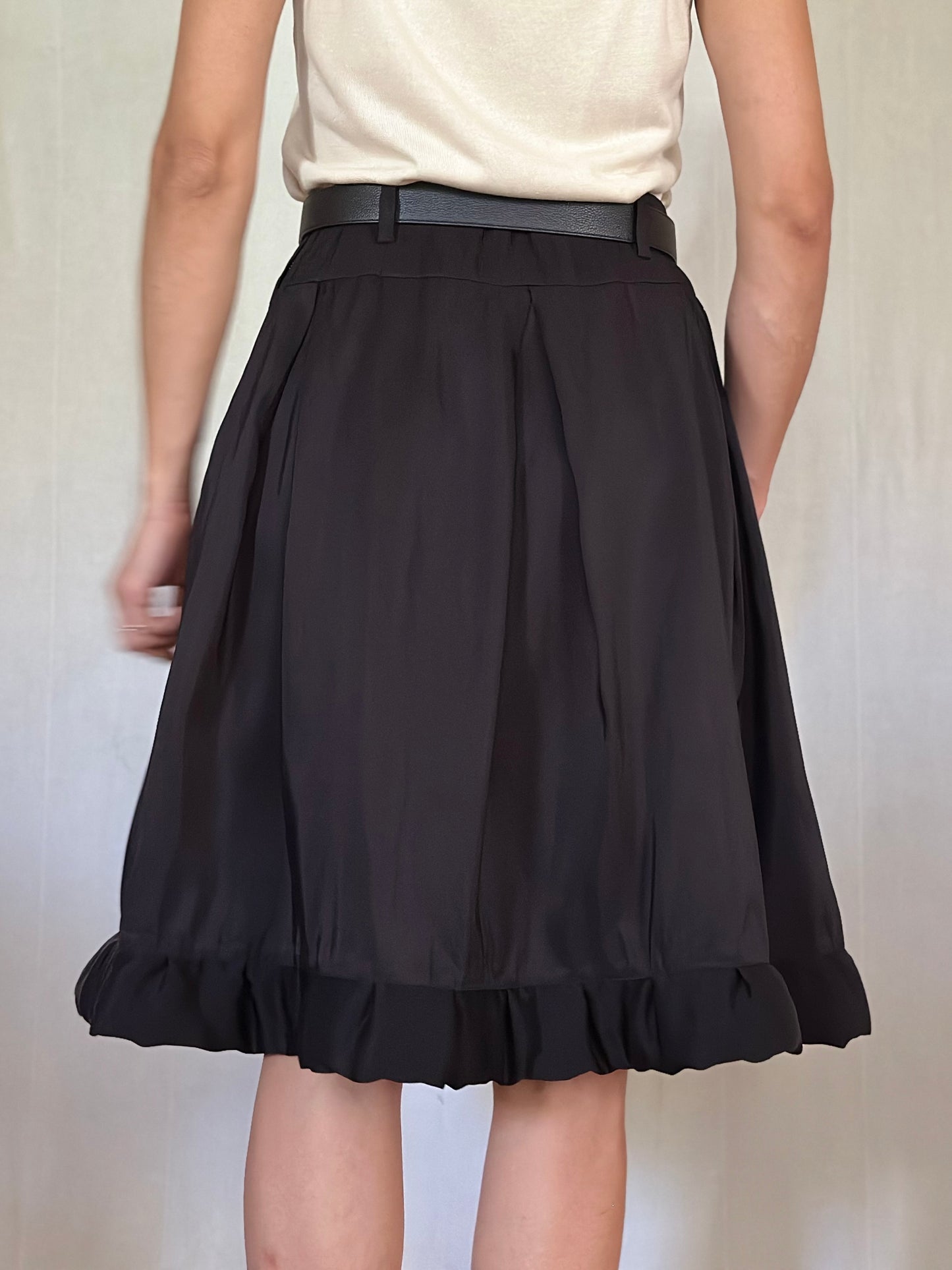 Gonna Lanvin Hiver 2006 in Seta Nera Tg.42