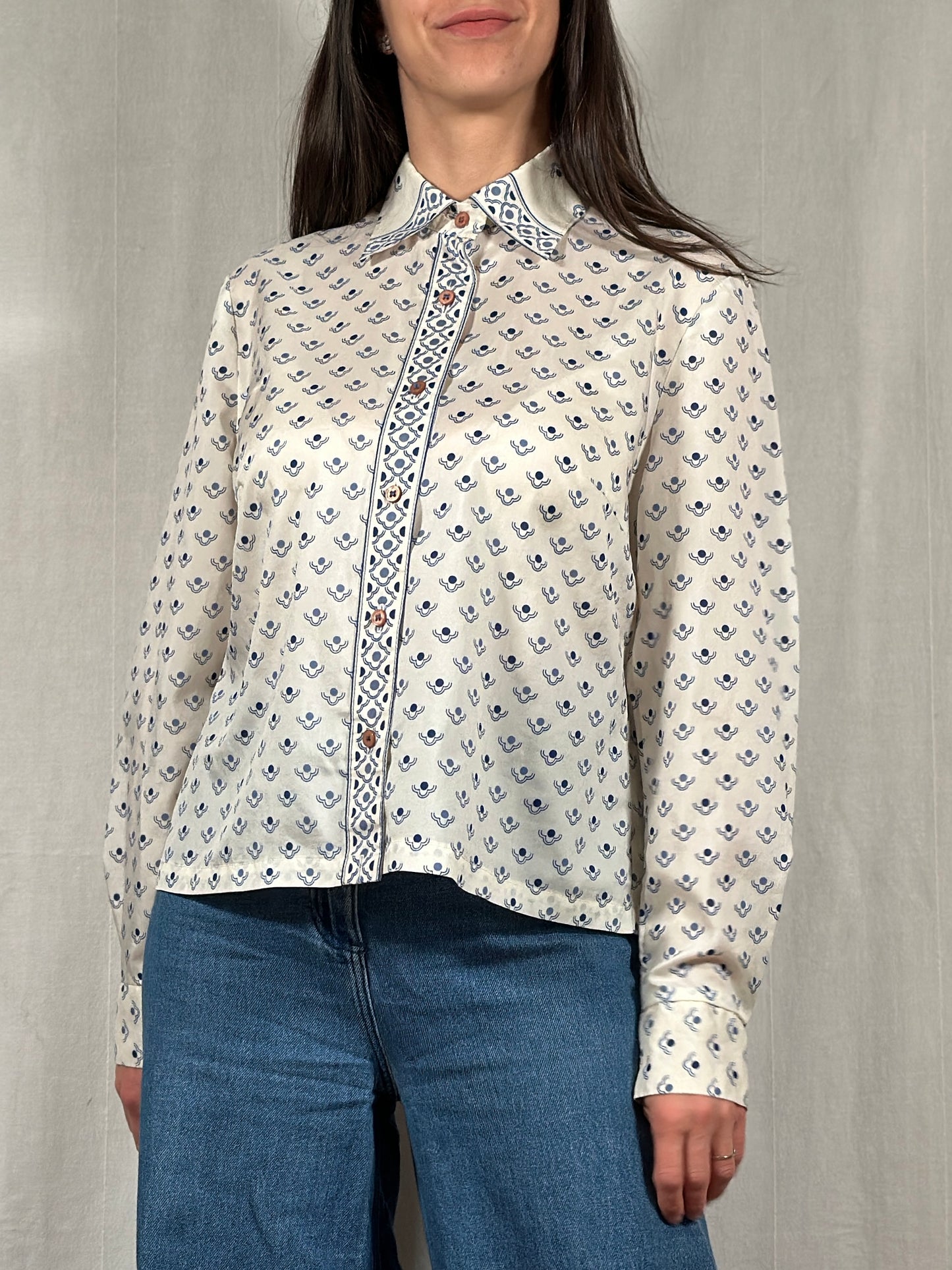 Camicia Vintage Anni ‘70 Panna