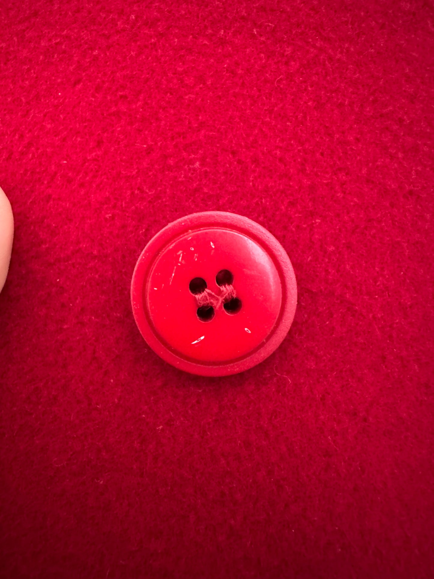 Cappotto Lungo Vintage Anni ‘80 in Misto Lana Rosso