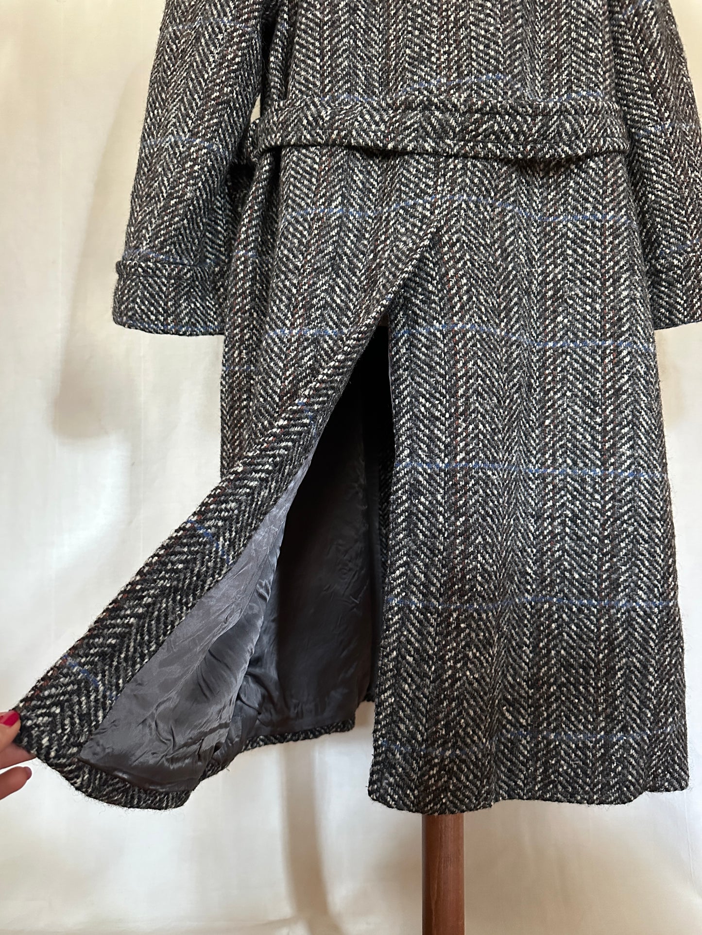 Cappotto Corneliani Vintage Anni ‘80 in Lana Spigata