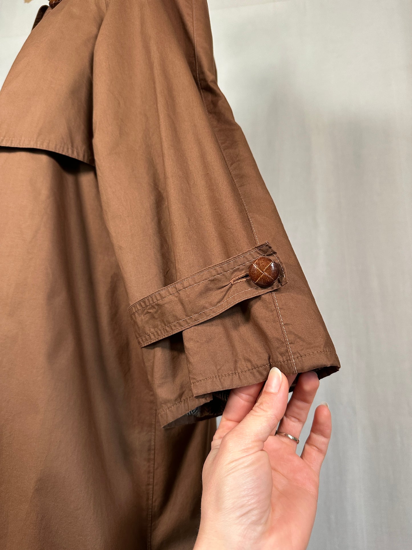 Trench Sartoriale Vintage Anni ‘70 Marrone