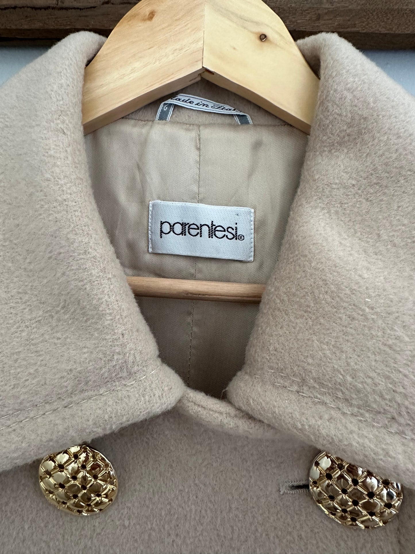 Cappotto in Lana e Cashmere Beige tg.46/48/50