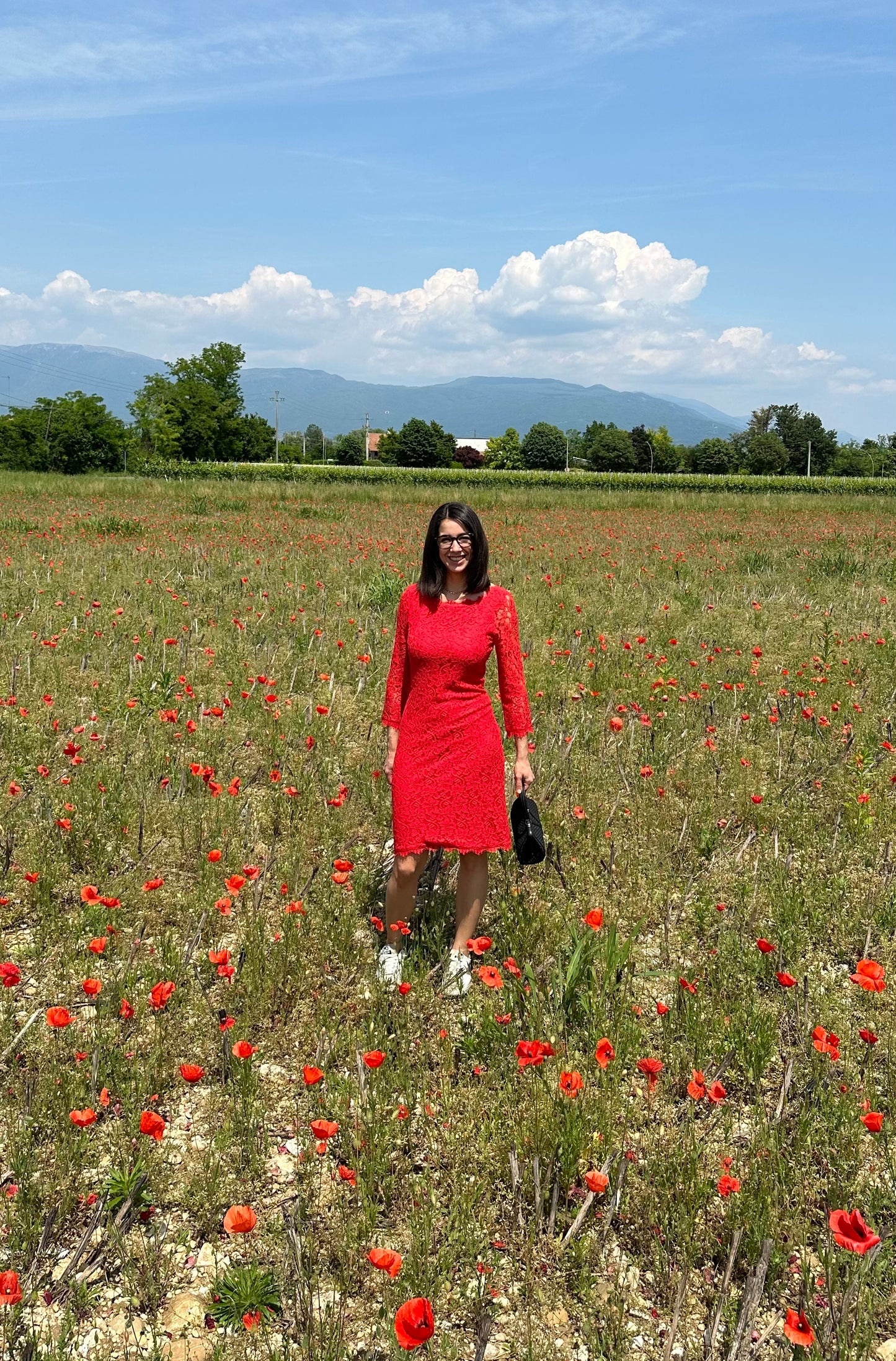 Abito Diane Von Furstenberg in Pizzo Corallo Tg.44