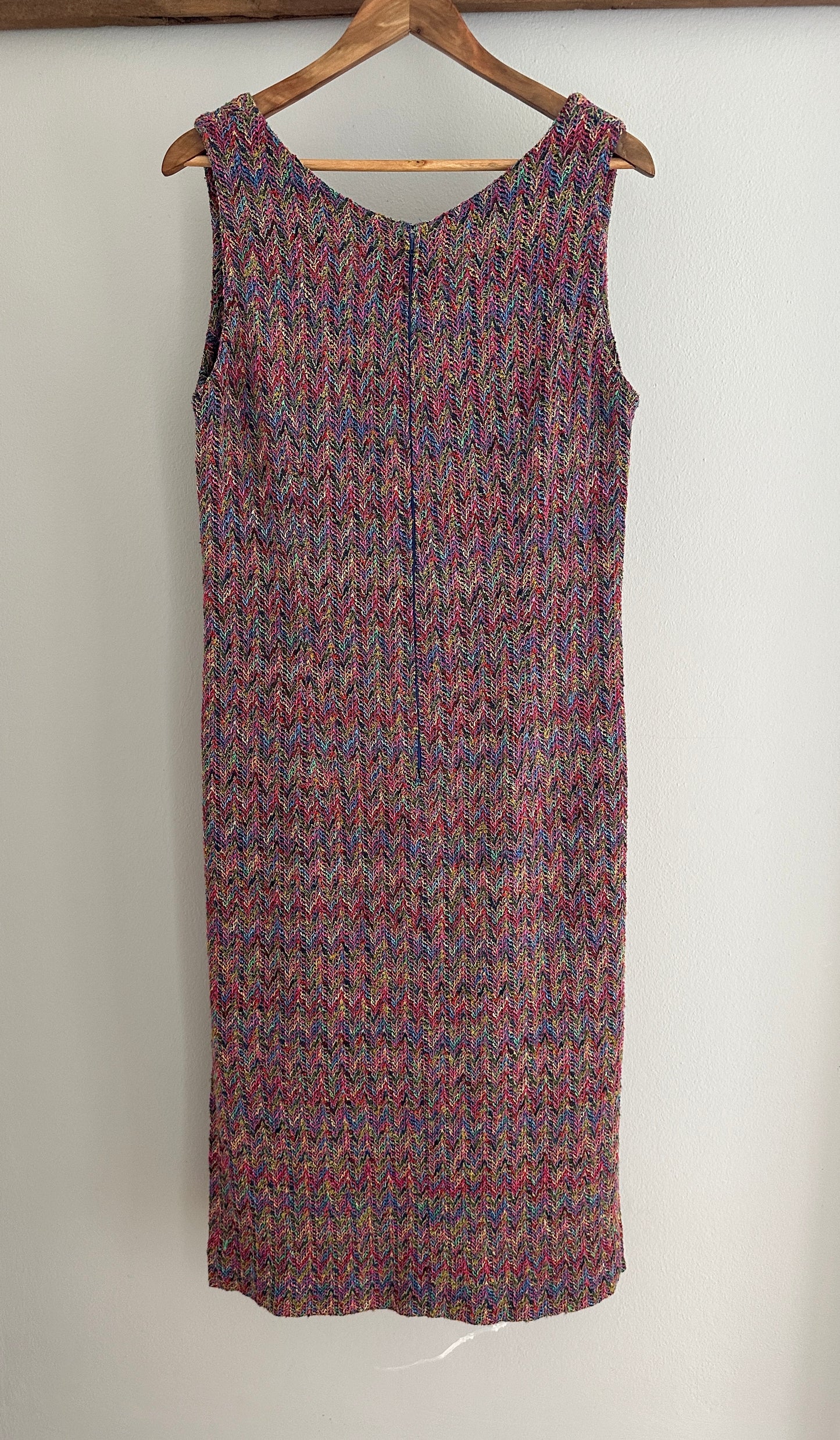 Abito Lungo Multicolore Sartoriale Anni ‘90 Tg.44/46