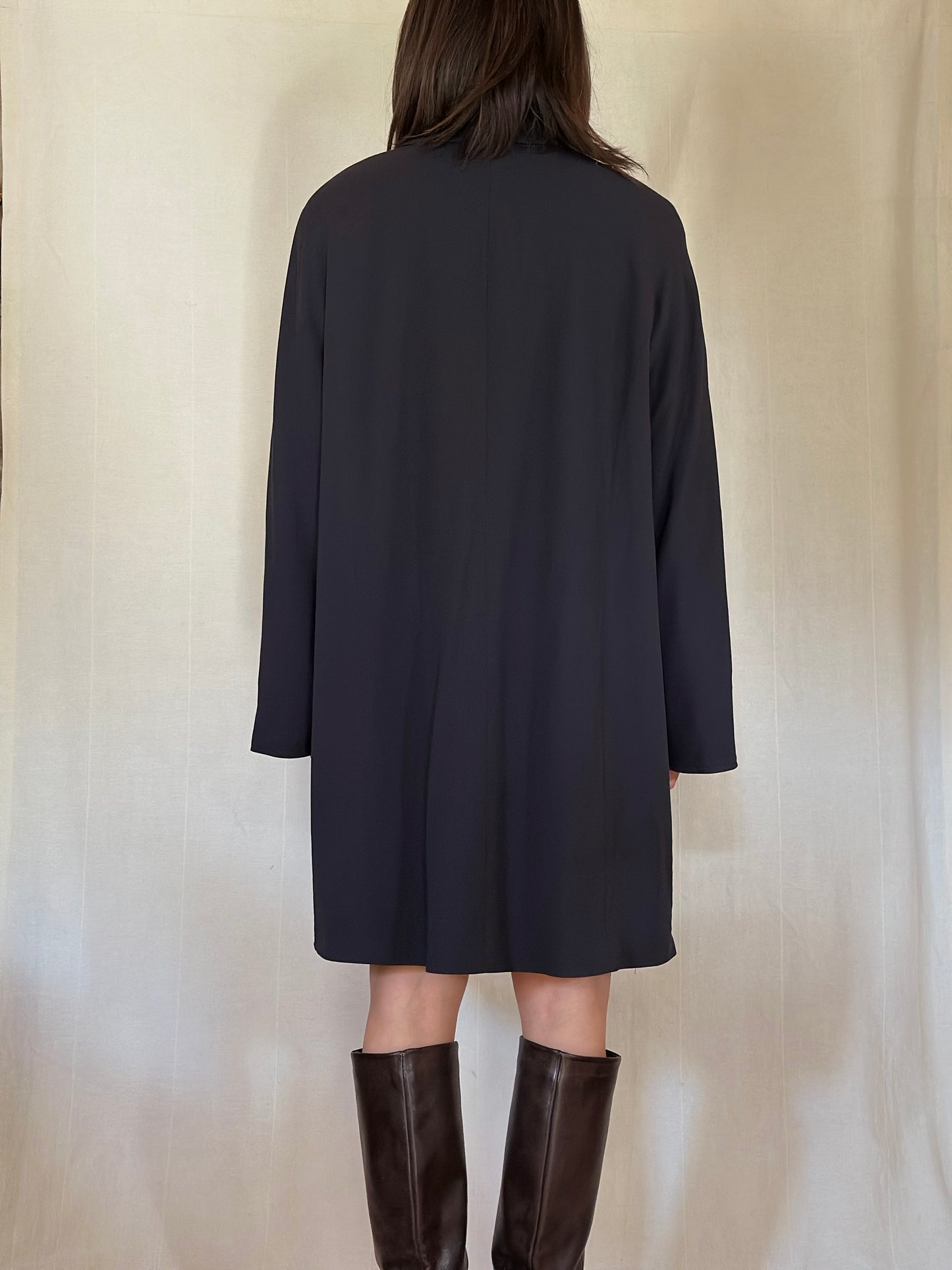 Soprabito / Giaccone Marina Rinaldi Lana e Viscosa Blu Tg.50/52