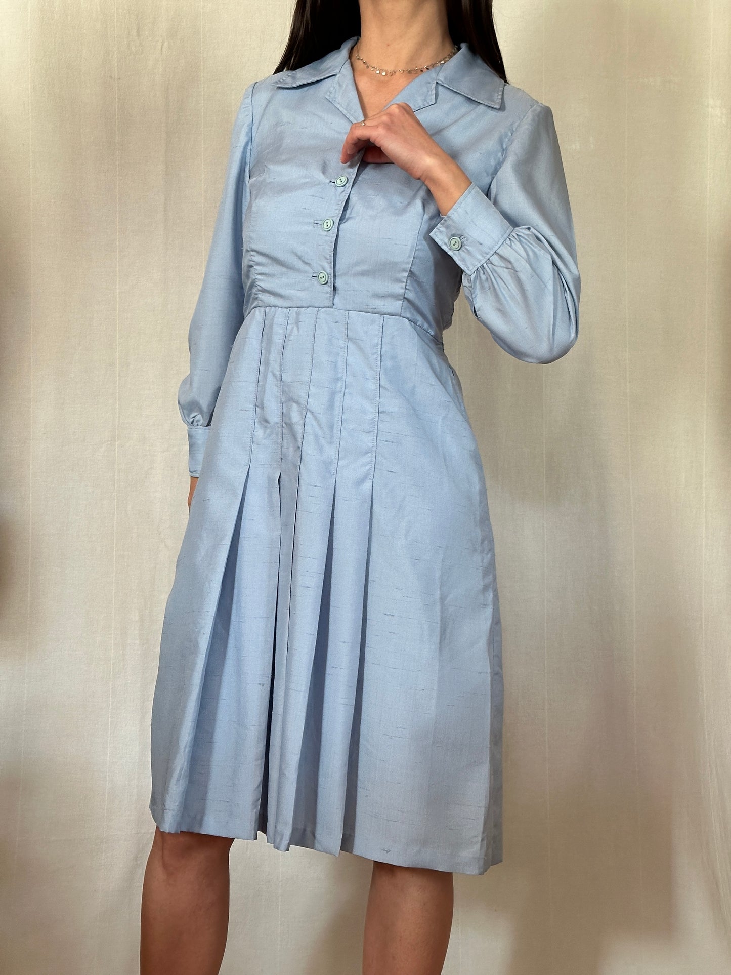 Abito Vintage Anni ‘70 Azzurro