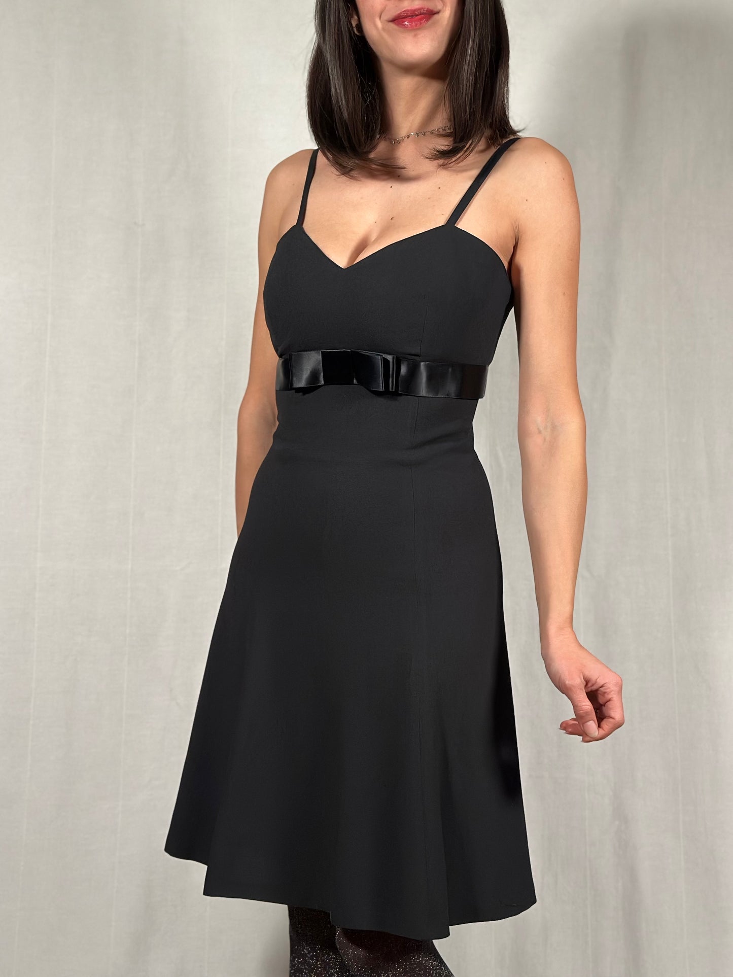 Abito MaxMara Pianoforte Elegante Nero