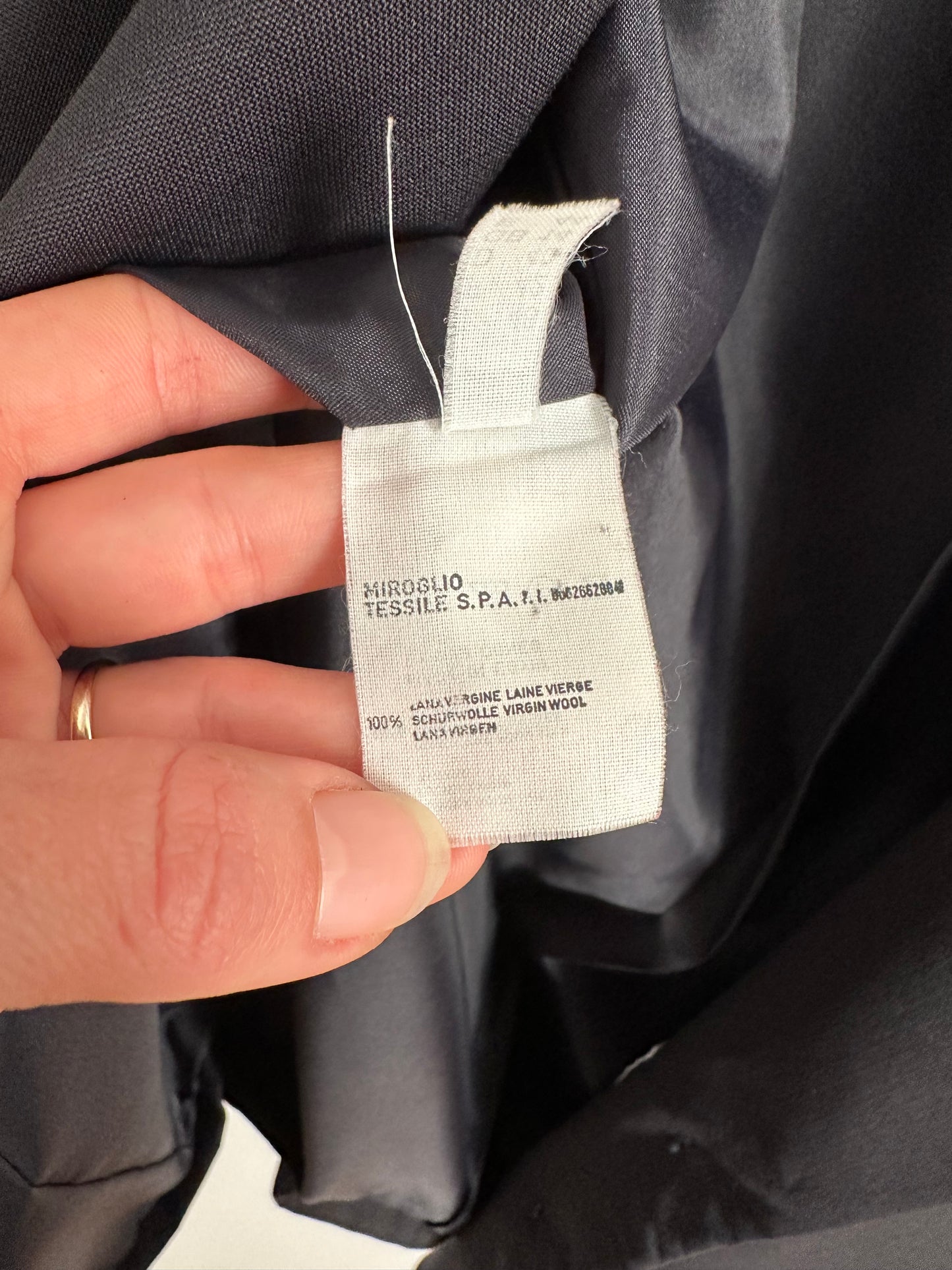 Blazer Vintage Anni ‘80 in Lana Blu