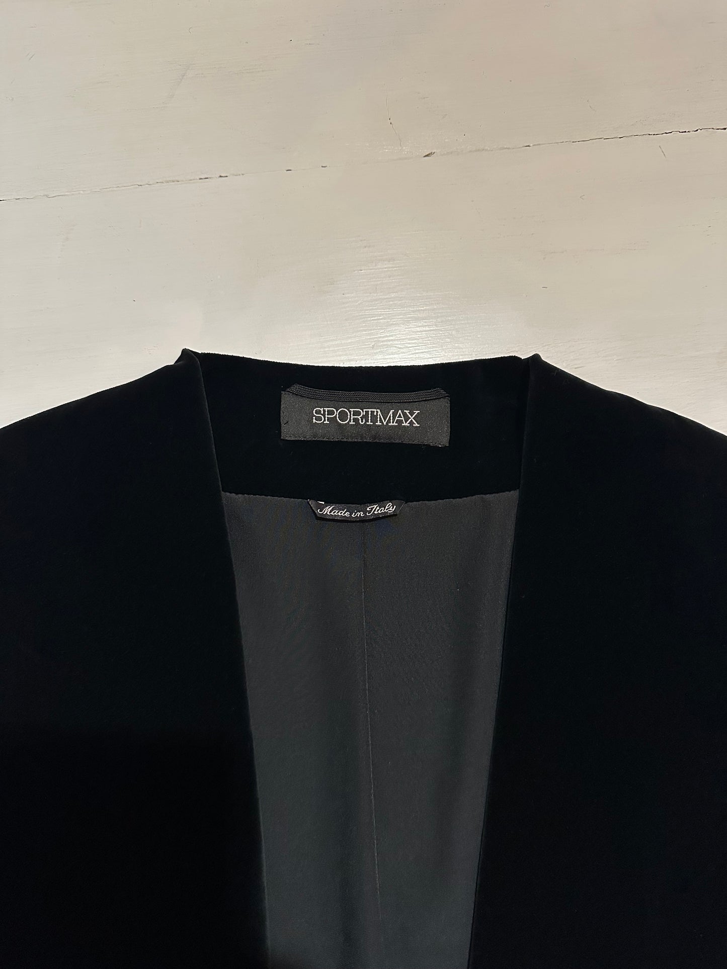 Coprispalle Sportmax in Velluto Nero