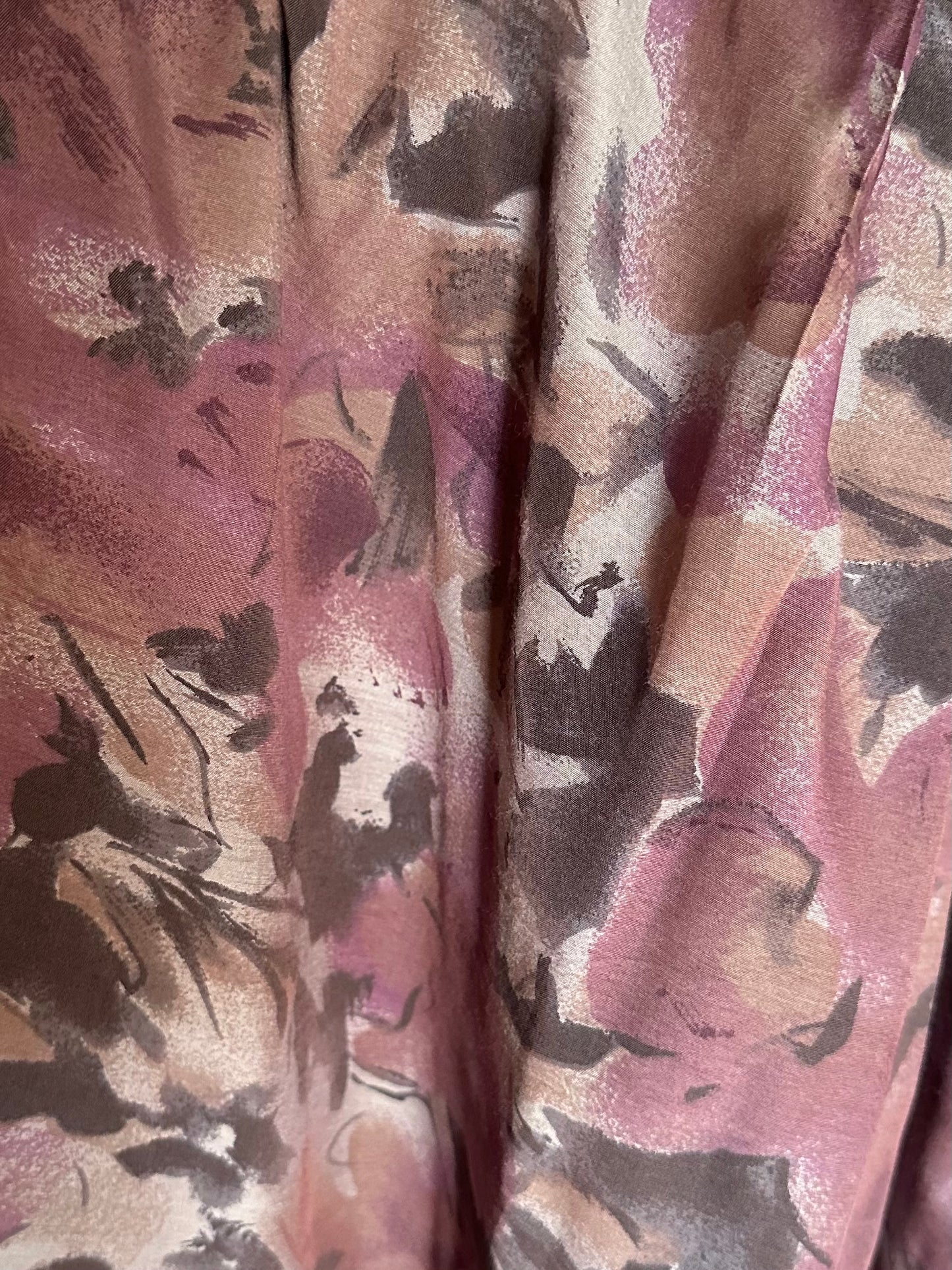 Gonna Pantalone Anni ‘80 in Viscosa Floreale Tg.42/44