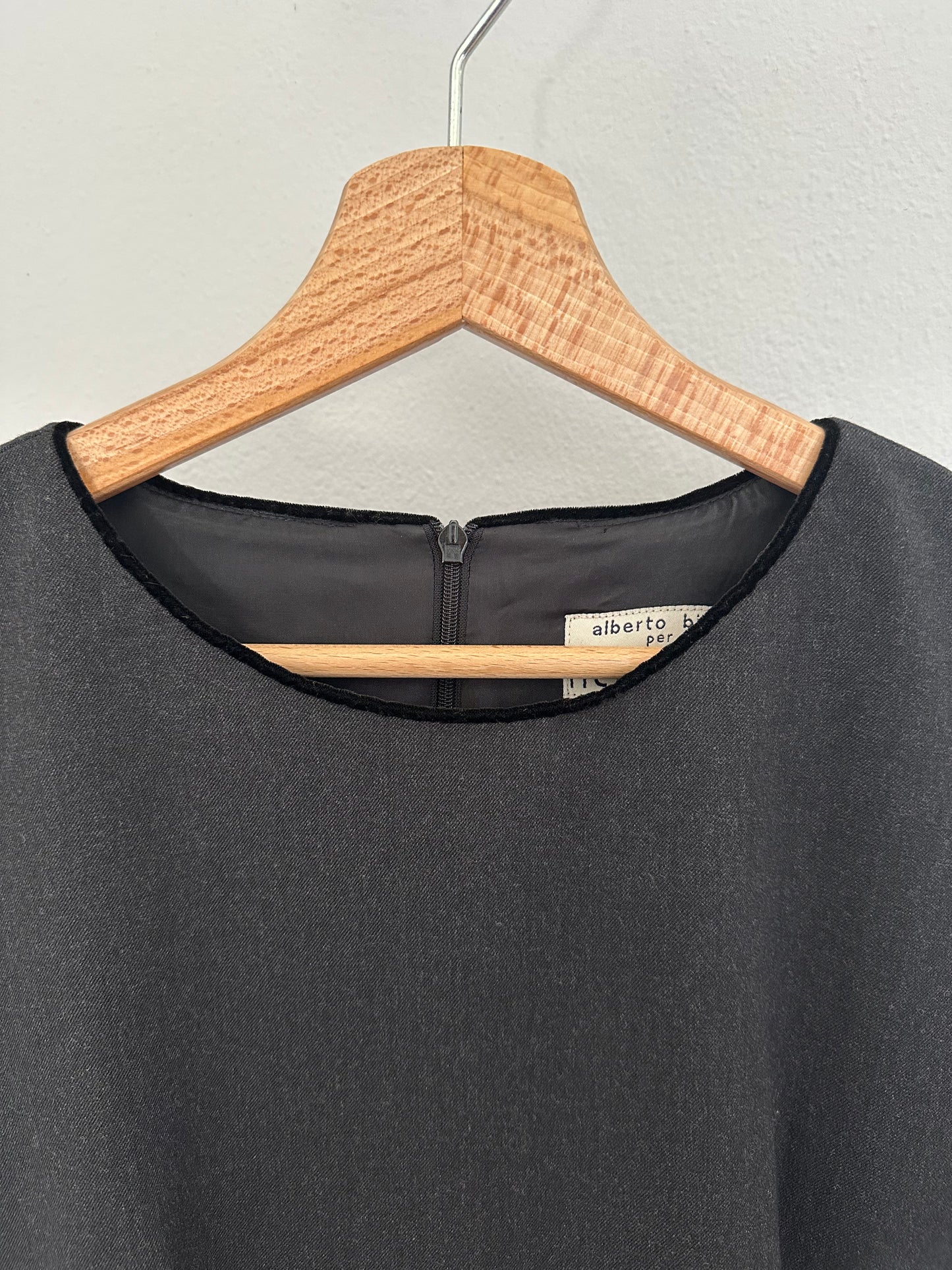 Abito Anni ‘80 Alberto Biani per New York in Lana Grigio