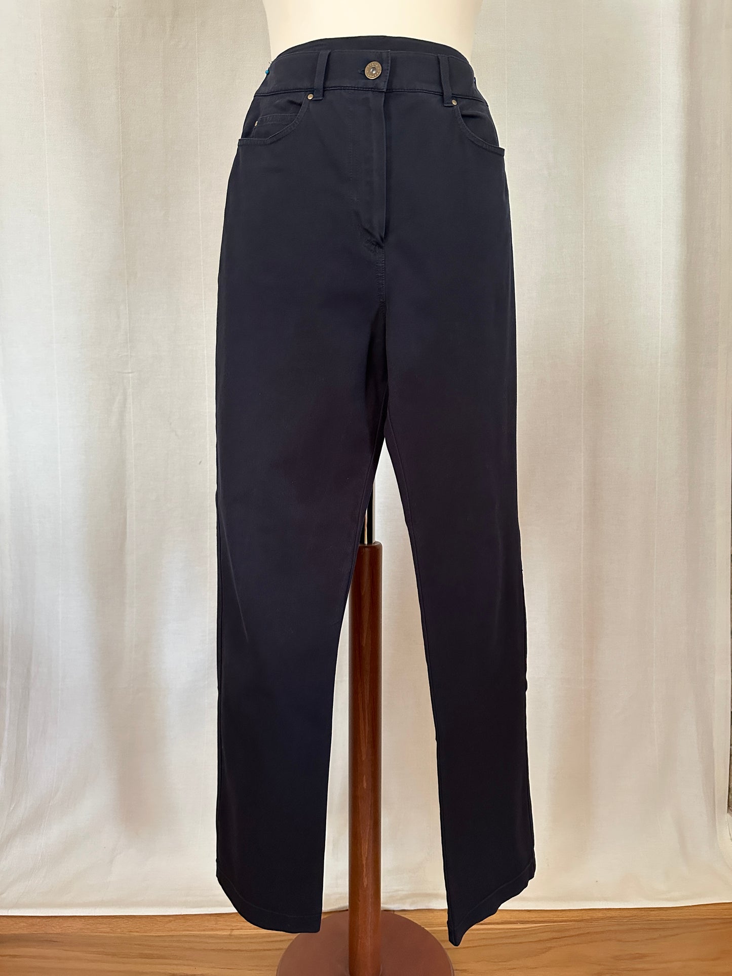 Pantalone Weekend MaxMara in Cotone Blu Tg.40