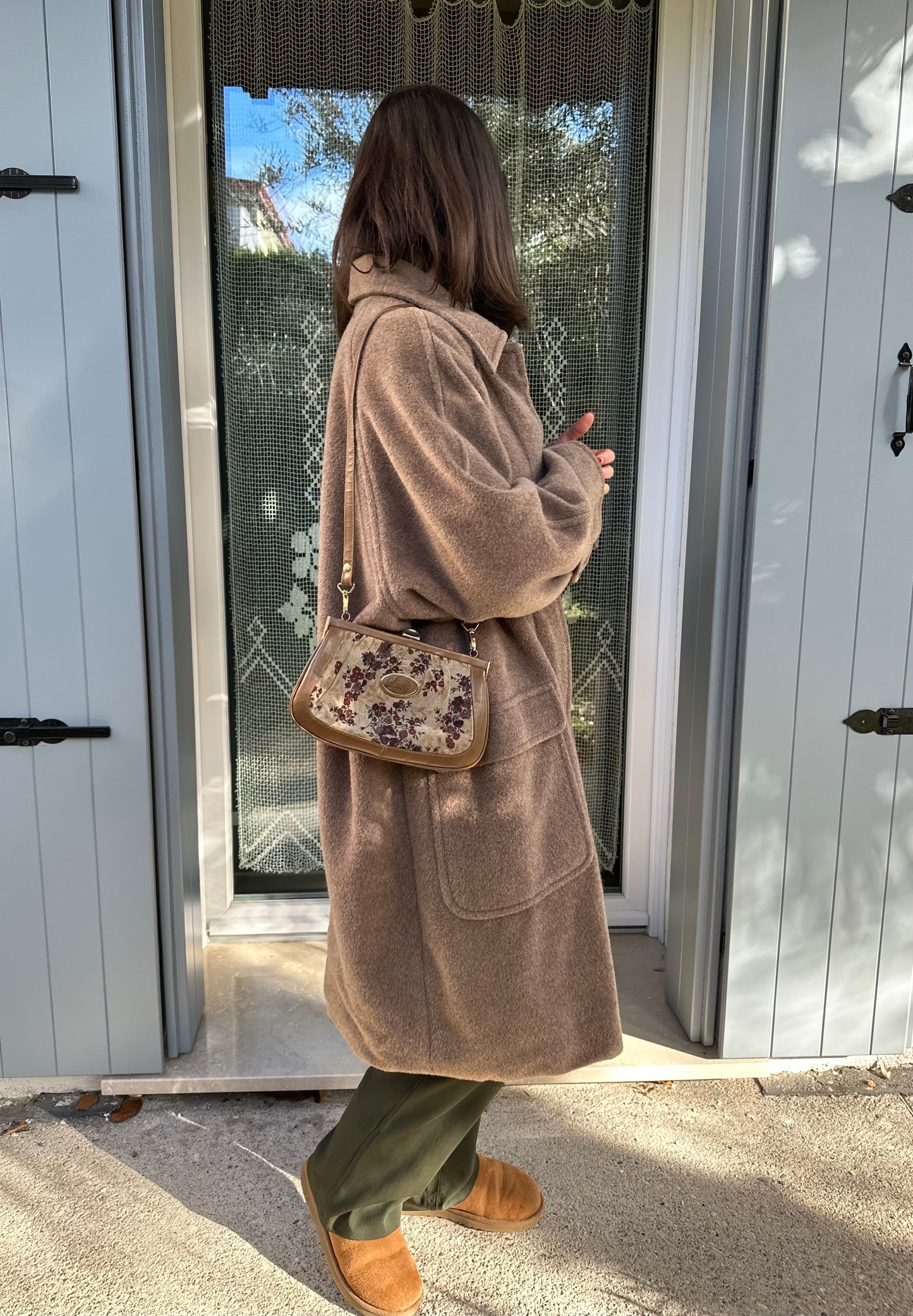 Cappotto Weekend by Max Mara Vintage Anni ‘90 Marrone Mocha Tg. Da 44 a 54