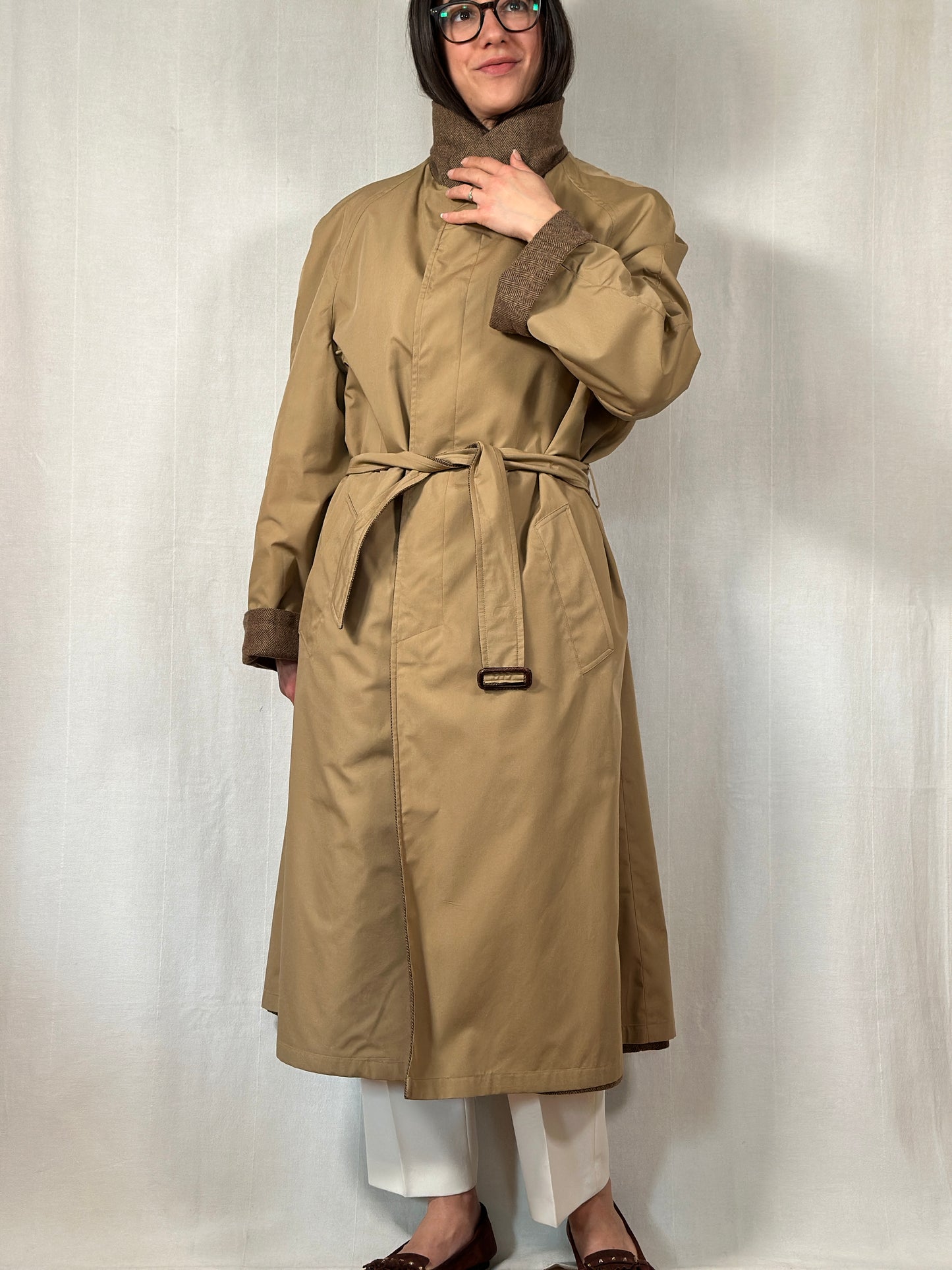 Trench Double-face Salvadori Nuovo Vintage Fine Anni ‘70