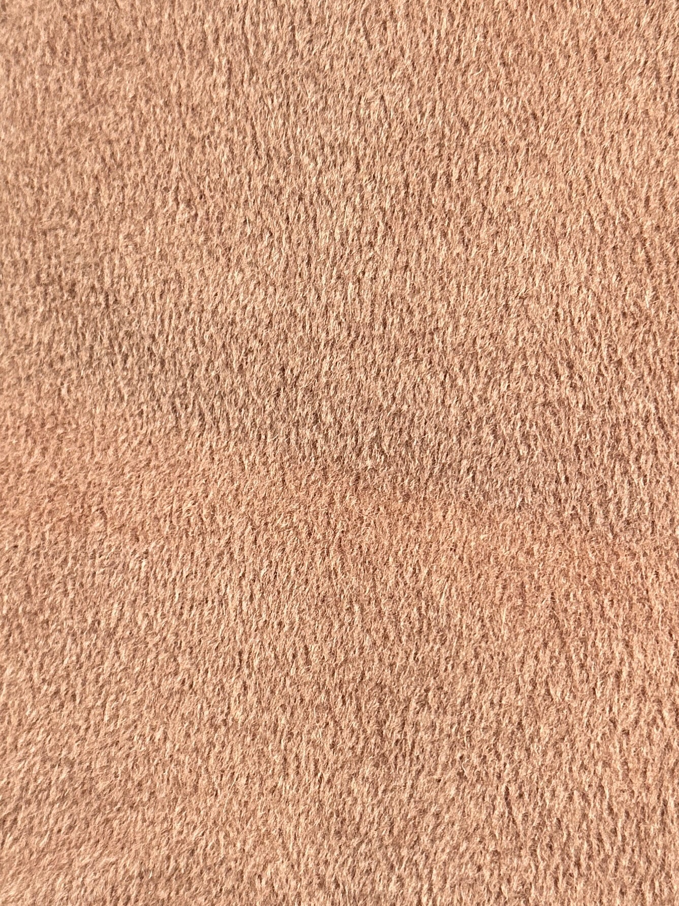 Cappottino Corto Beige Rosato in Lana con Sciarpa Coordinata