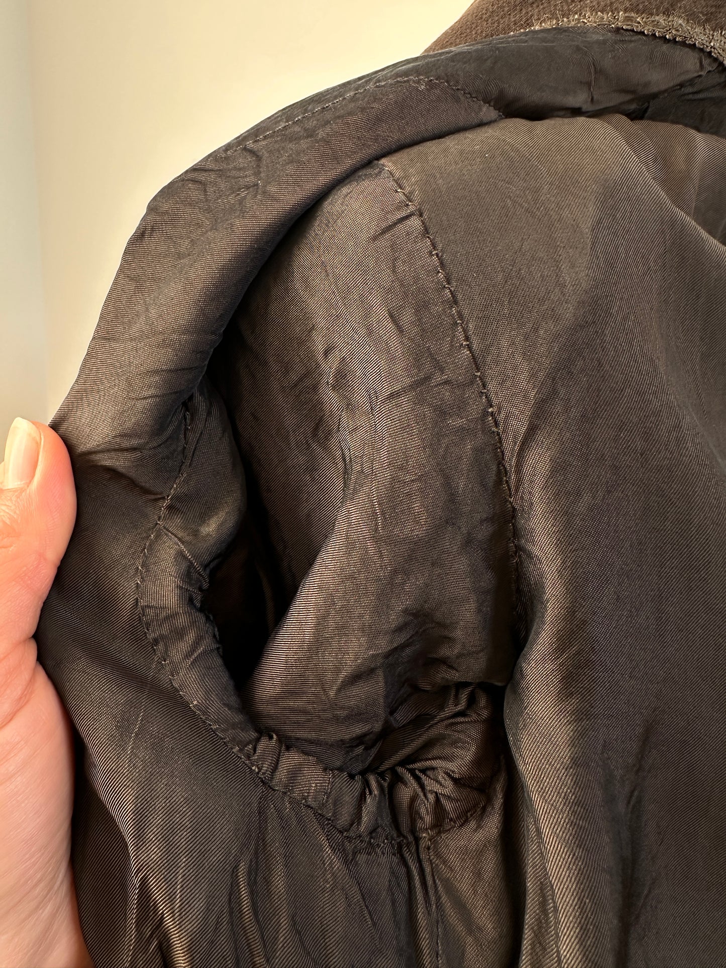 Cappotto Vintage Metà Anni ‘60 Sartoriale Marrone Cioccolato