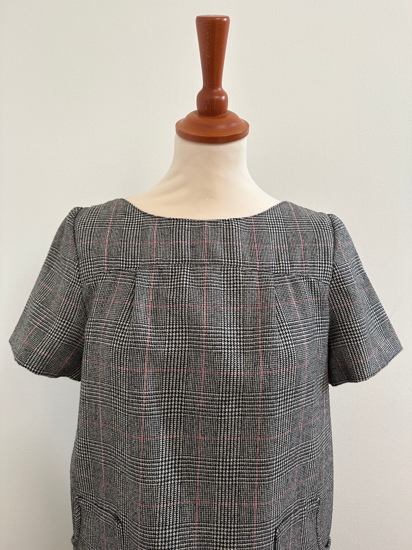 Abito Anni ‘80 in Lana Principe di Galles