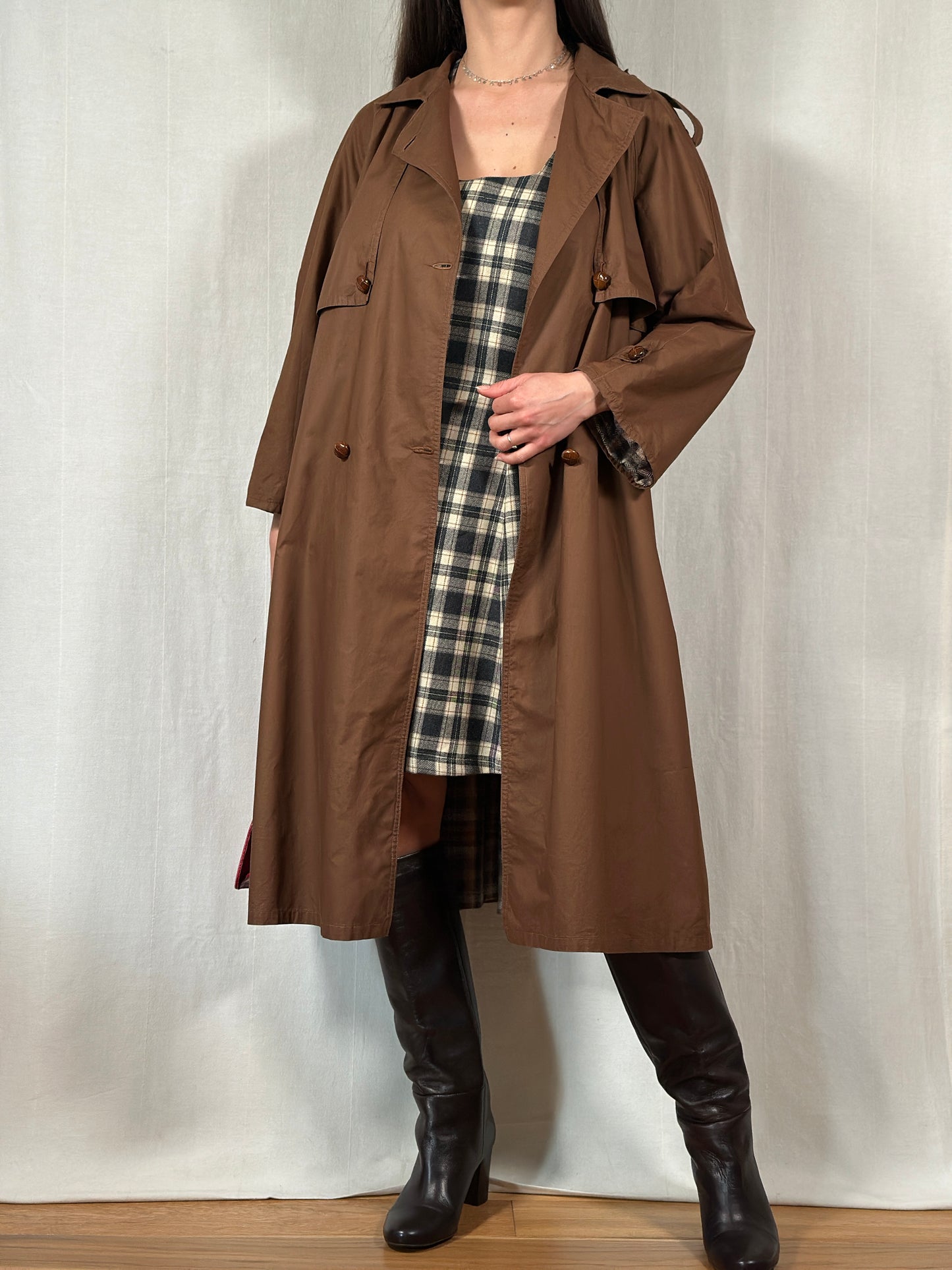 Trench Sartoriale Vintage Anni ‘70 Marrone