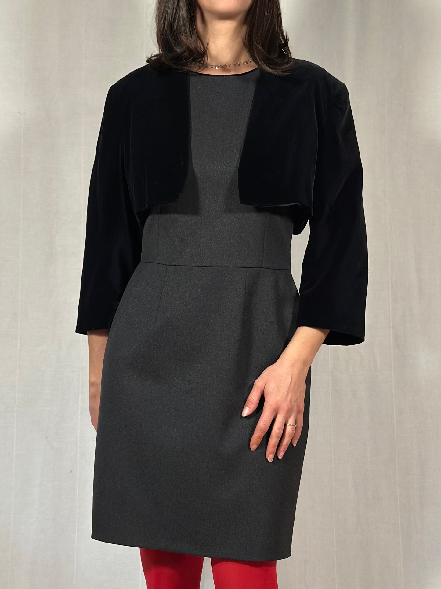 Coprispalle Sportmax in Velluto Nero