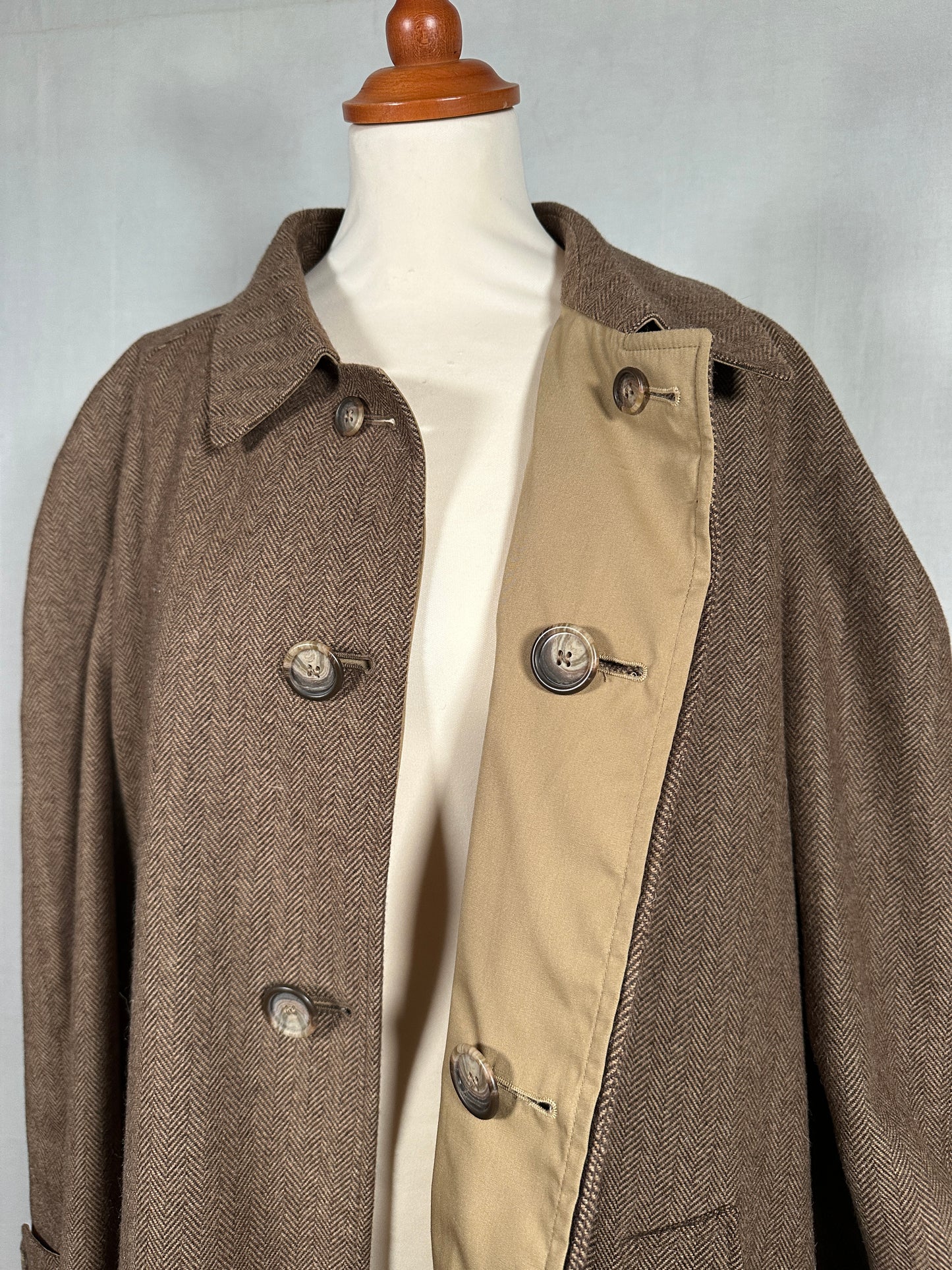 Trench Double-face Salvadori Nuovo Vintage Fine Anni ‘70