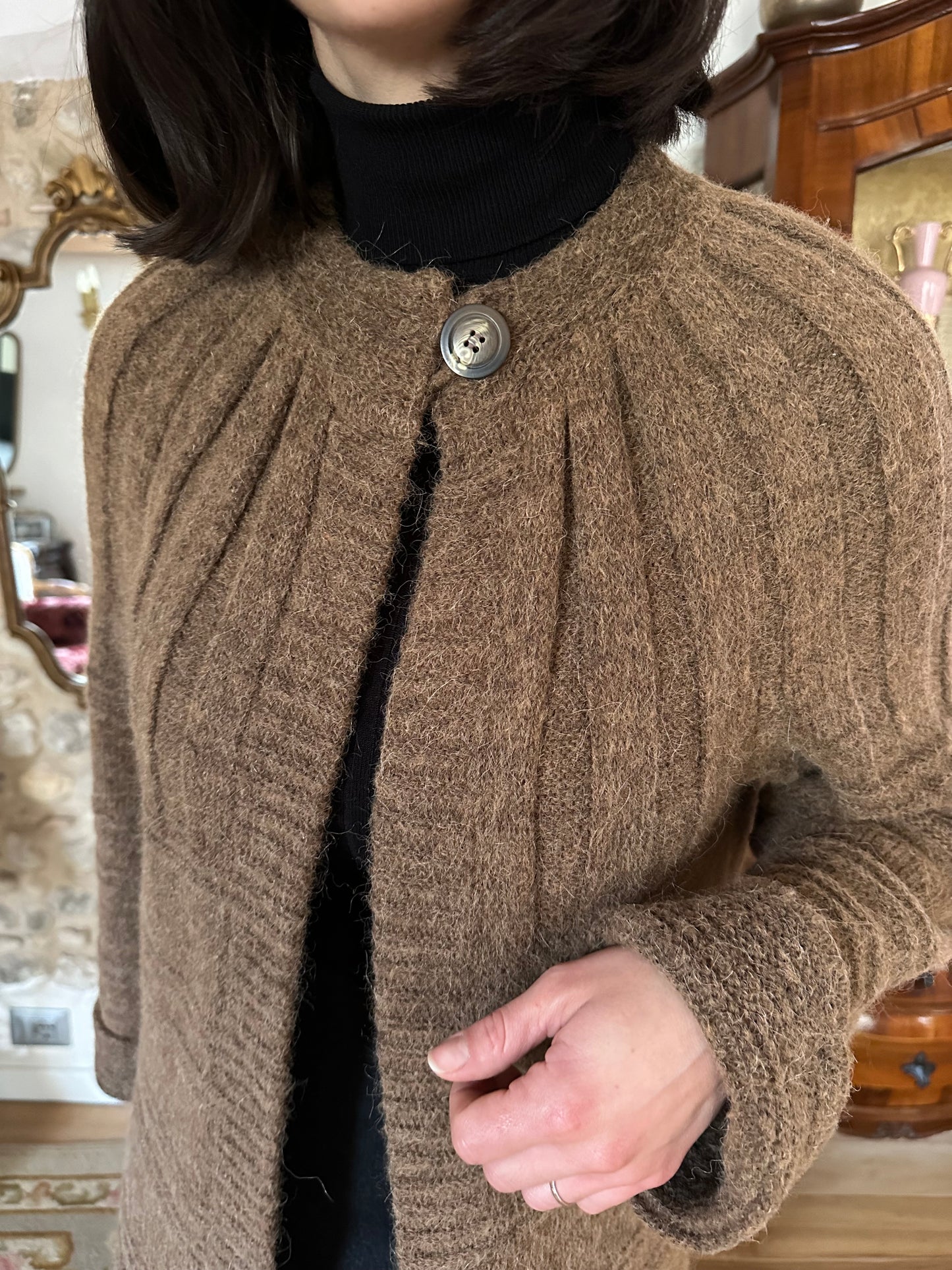 Cardigan Vintage Lana e Alpaca tg.S/M/L