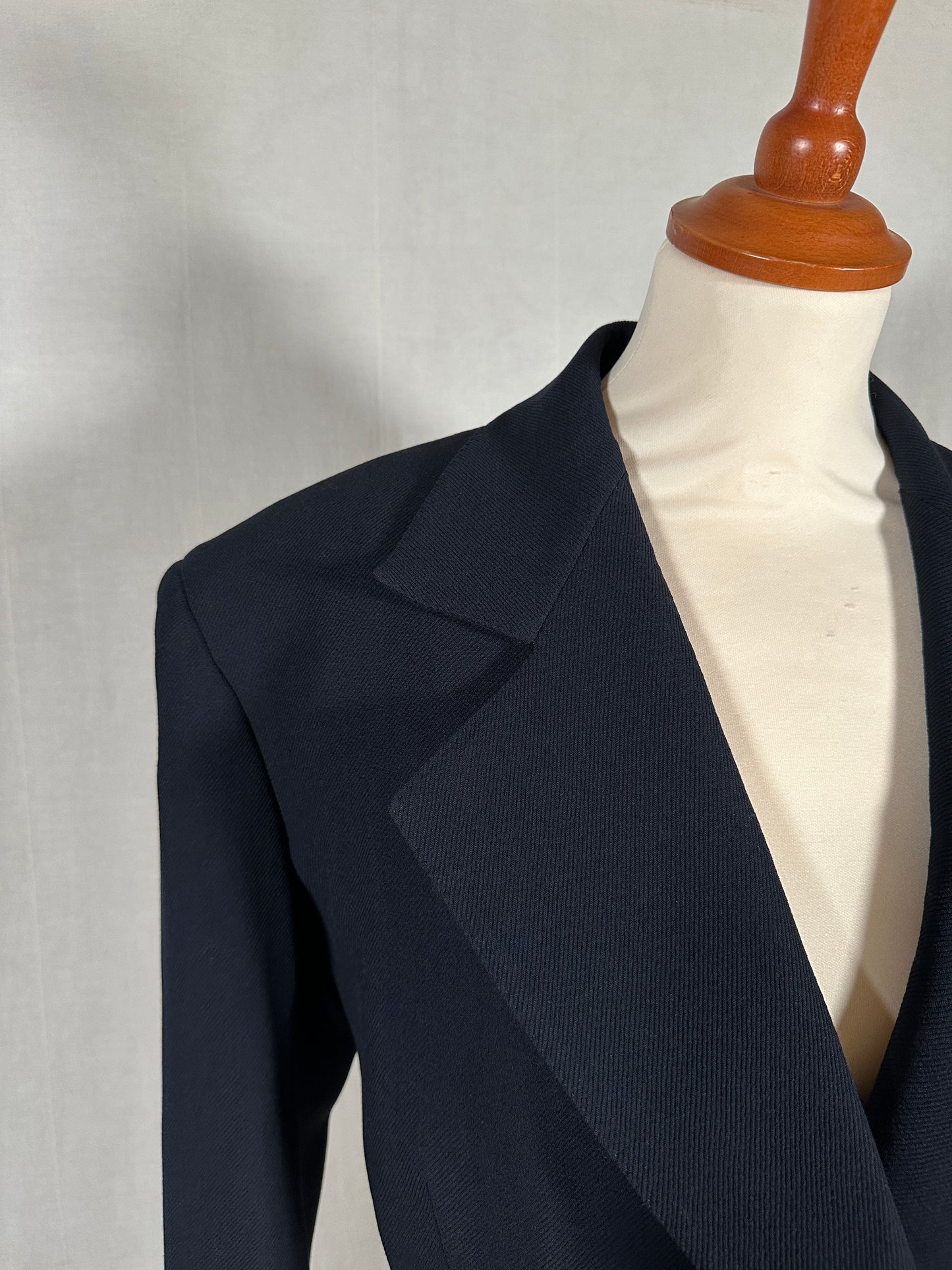 Giacca Crop Gianni Versace Vintage Anni ‘80 Blu