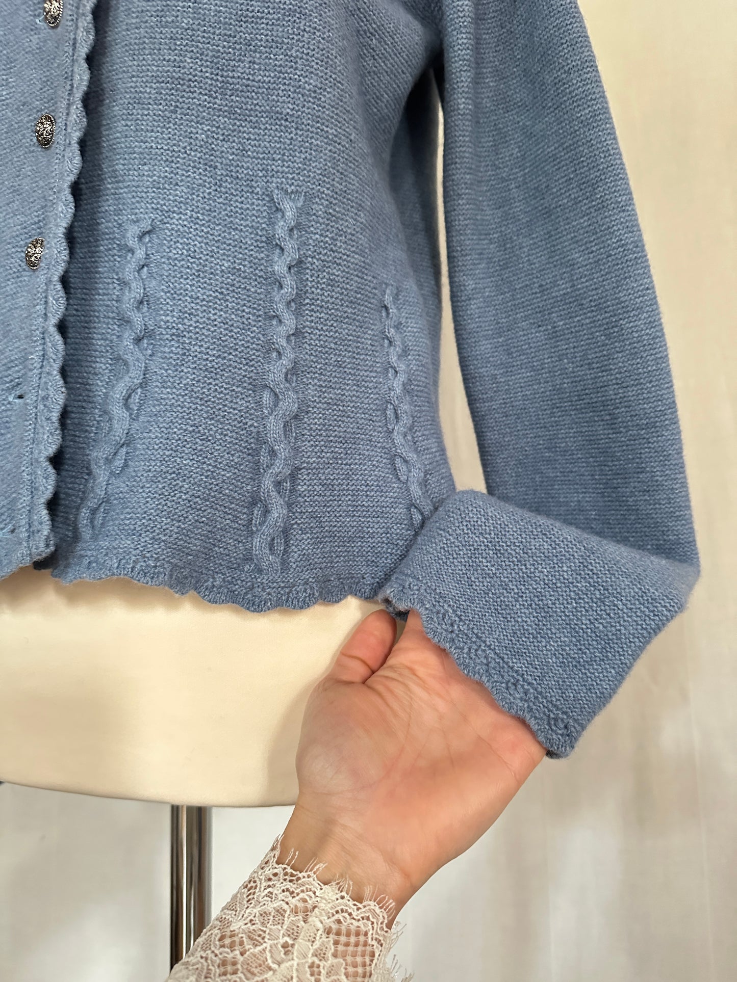 Cardigan Tradizionale Tedesco in Misto Lana Tg.44