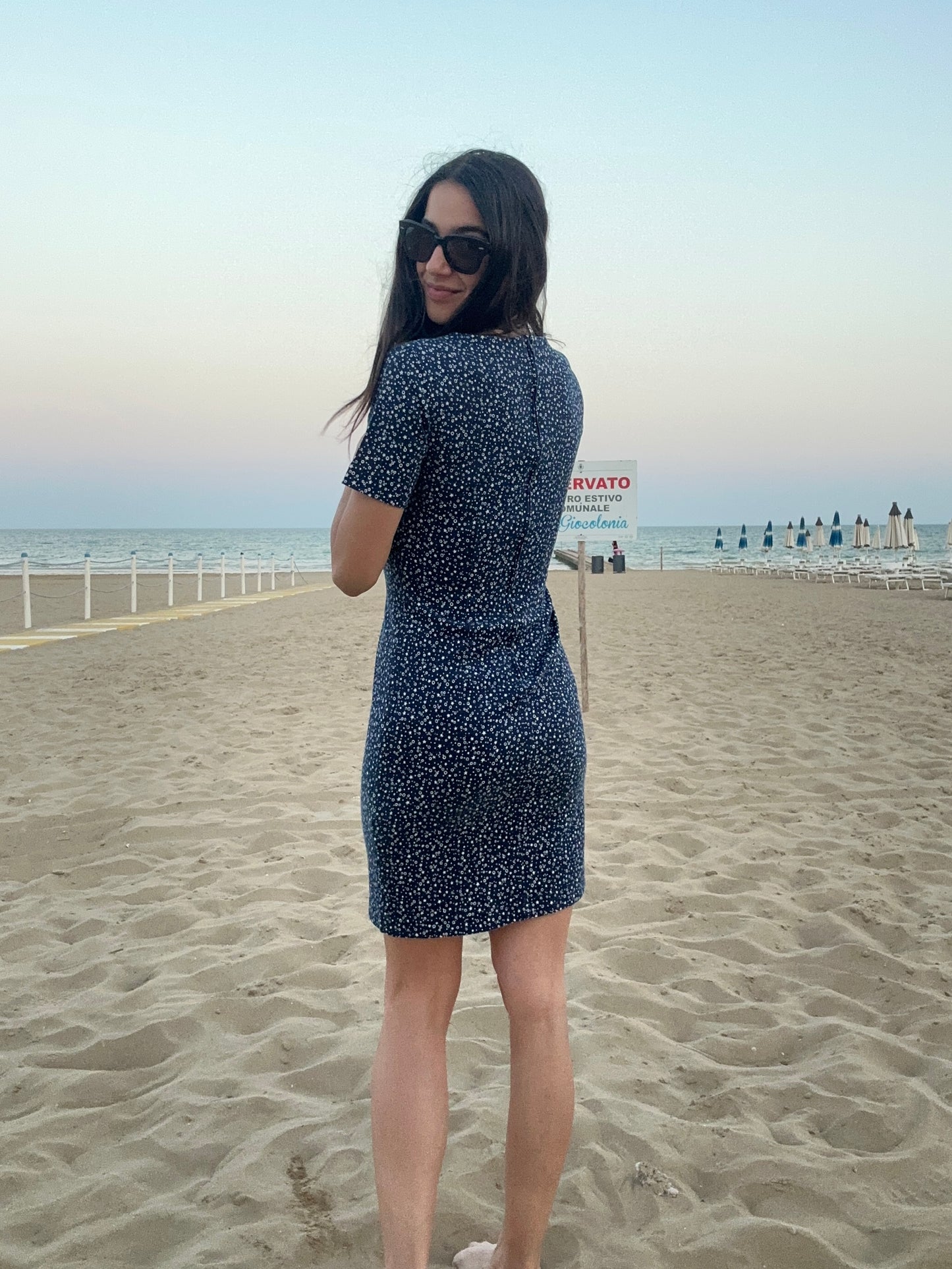Abito Stefanel Anni ‘90 Blu e Bianco