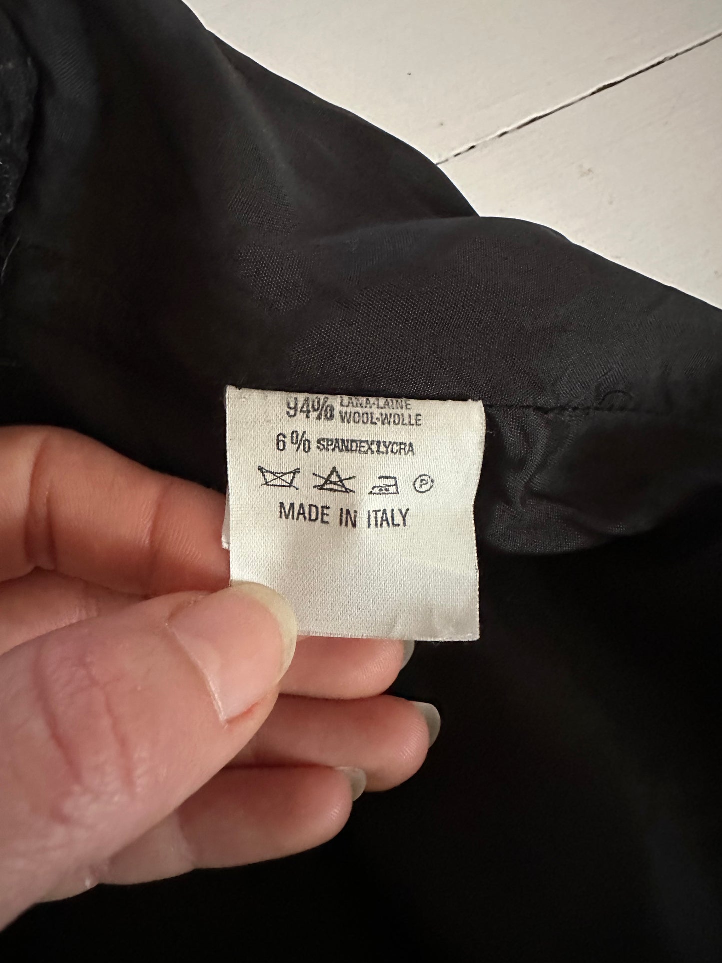 Abito Anni ‘80 Alberto Biani per New York in Lana Grigio