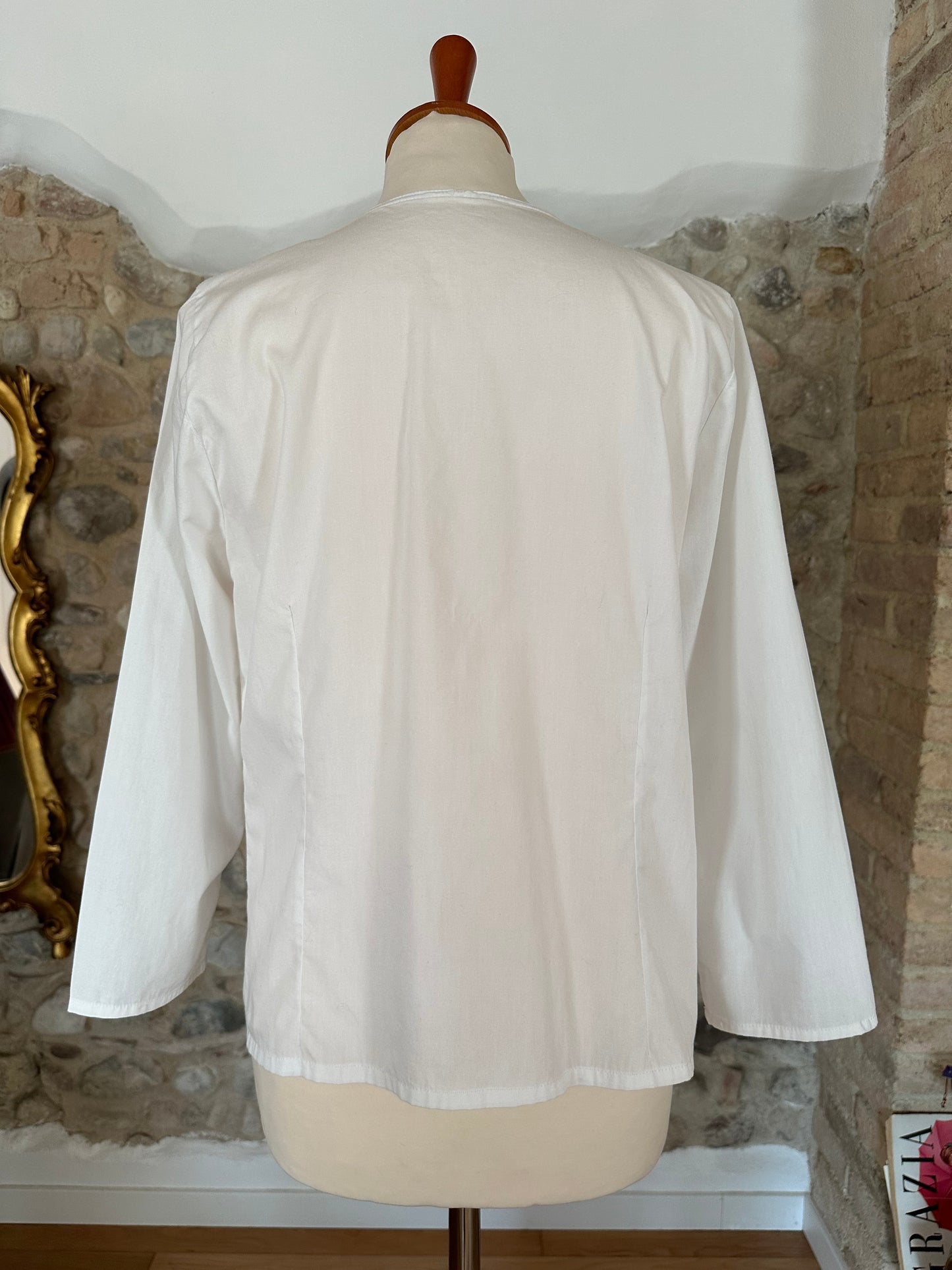 Camicia Anni ‘90 in Cotone Bianco Tg.42