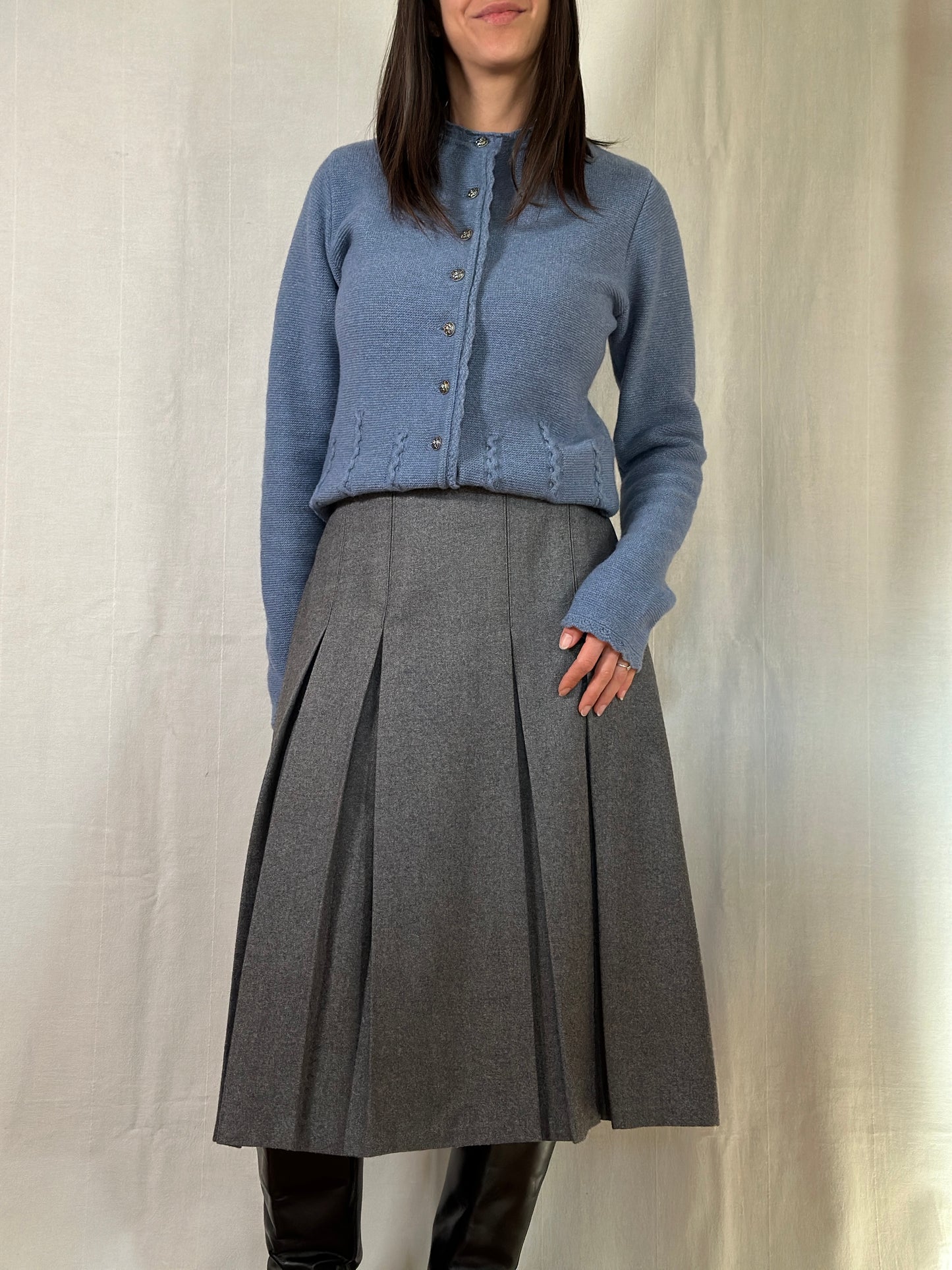 Cardigan Tradizionale Tedesco in Misto Lana Tg.44